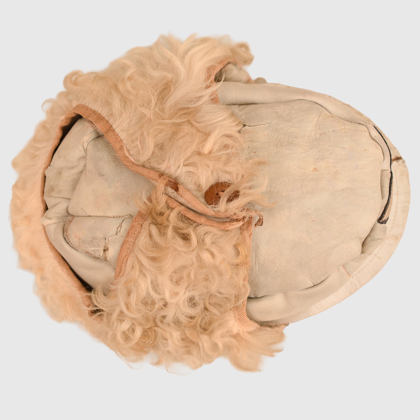 German WWII Luftwaffe White Winter Fur Hat