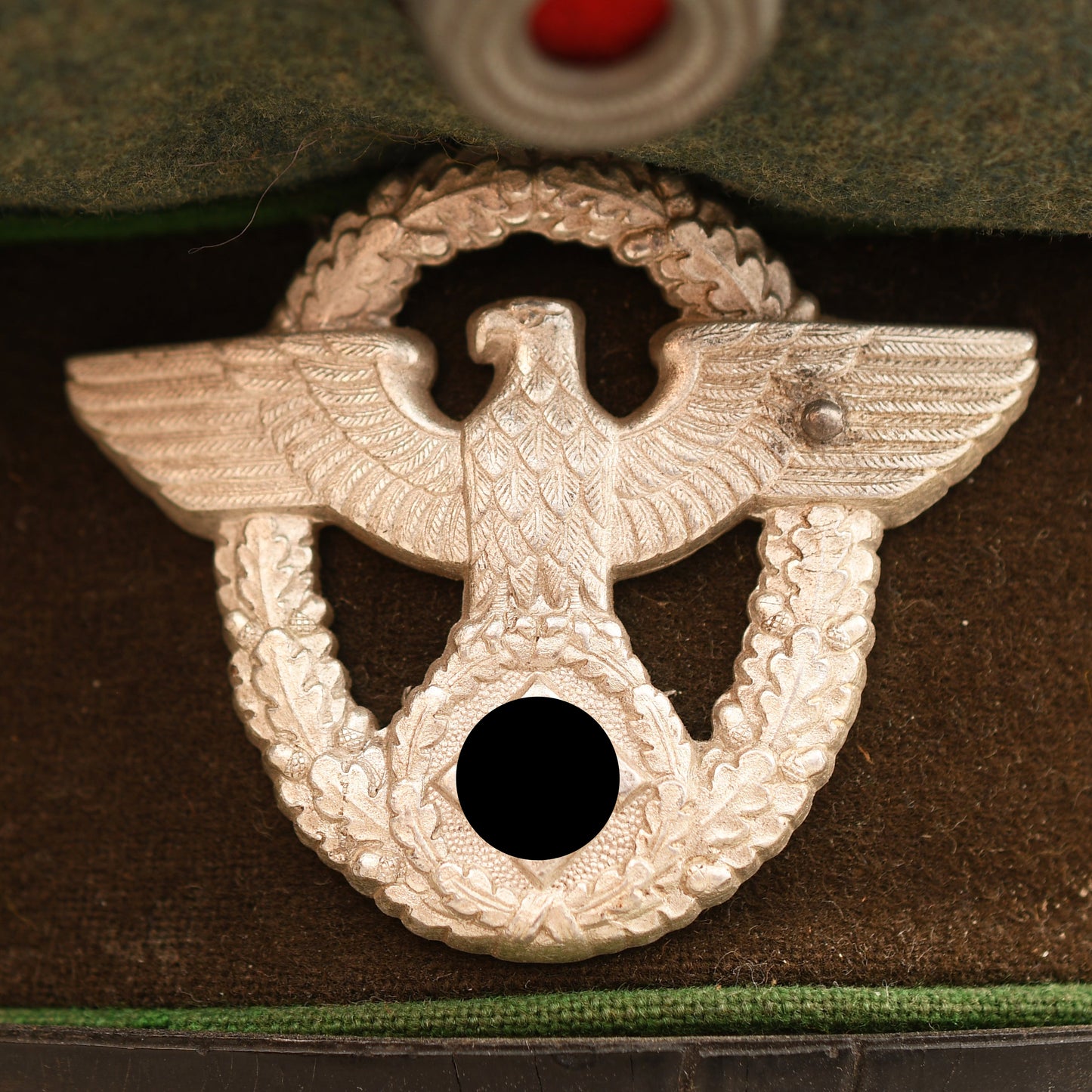 German WWII Schutzpolizei Visor Cap