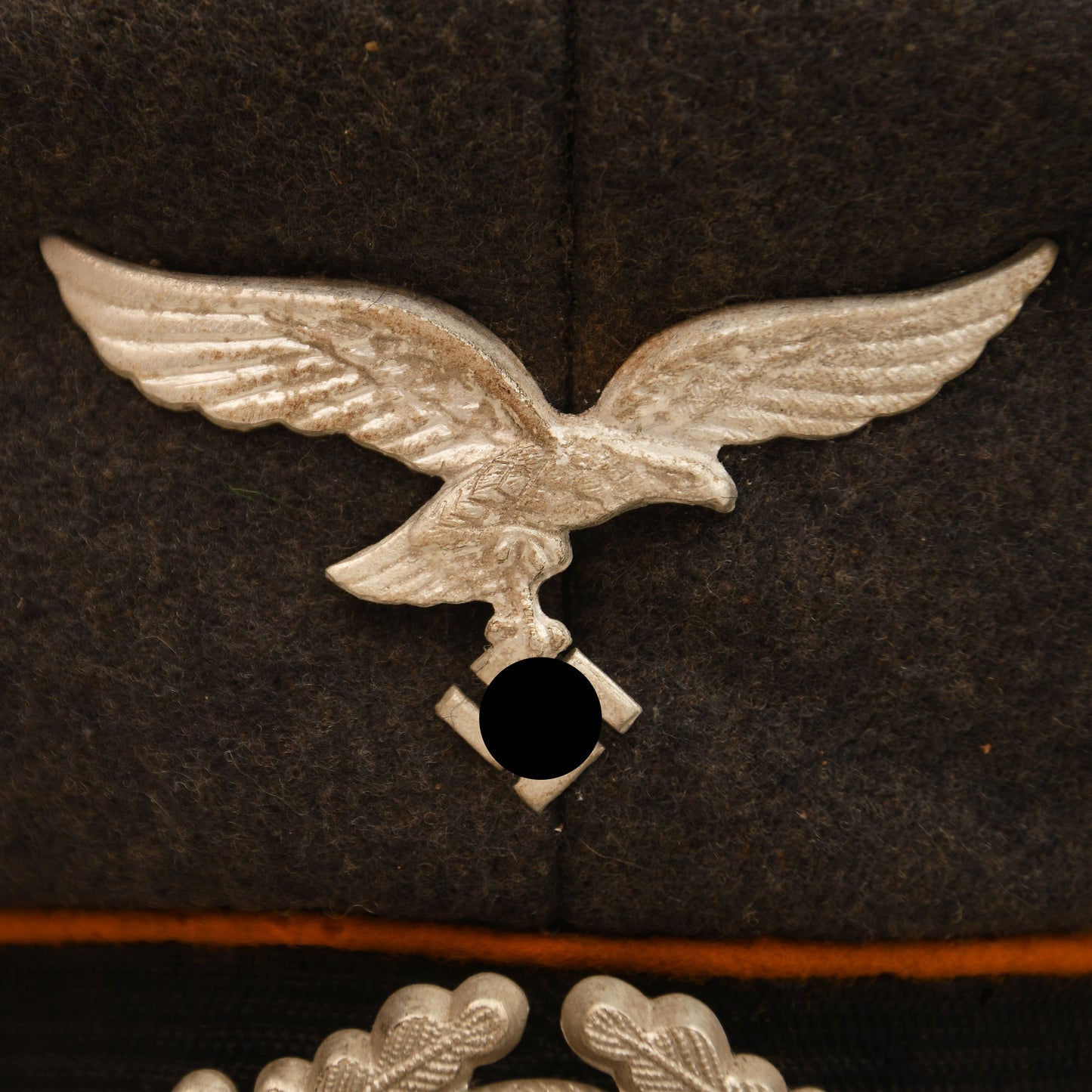 German WWII Luftwaffe Flight Section Man’s/NCO Visor Cap