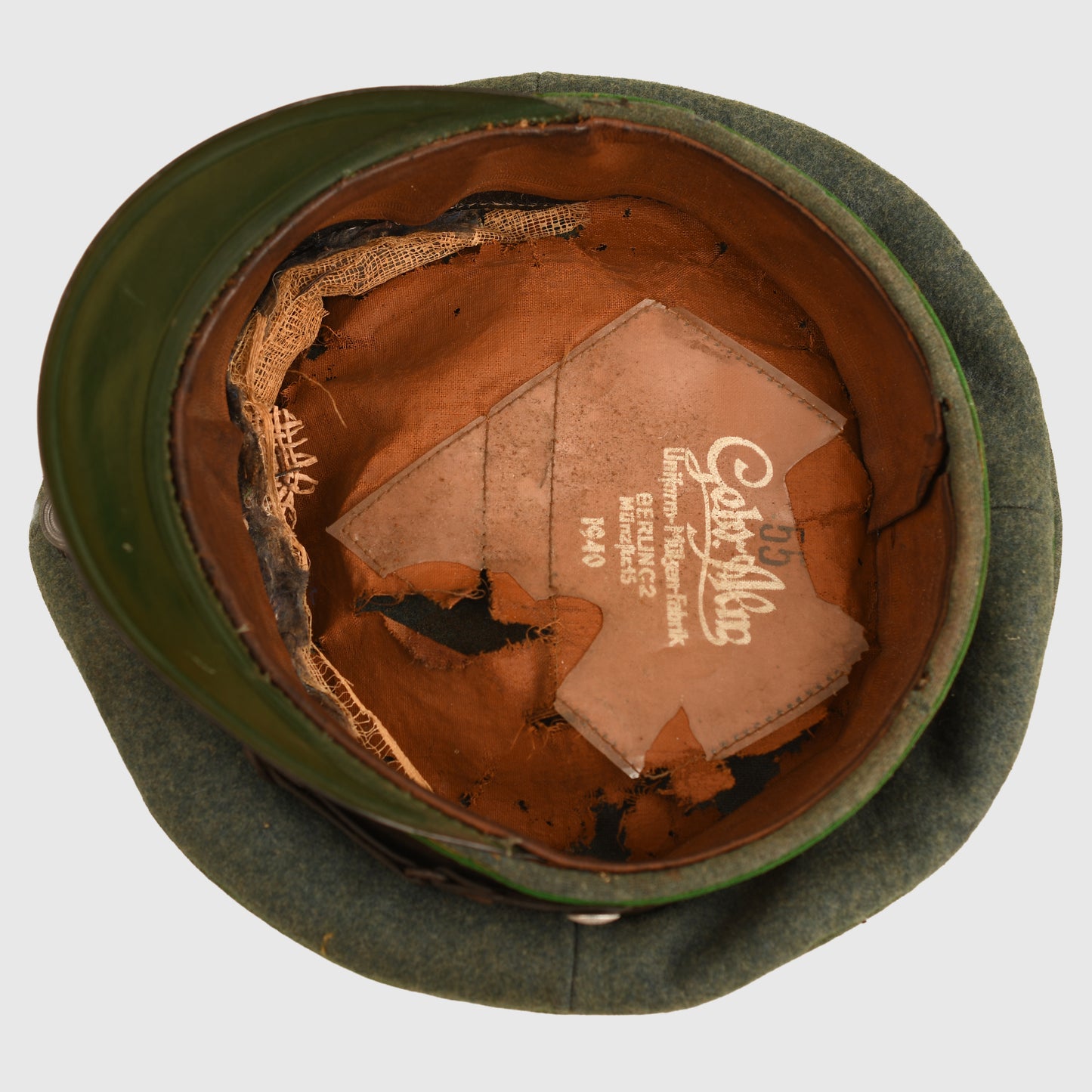 German WWII Schutzpolizei Visor Cap