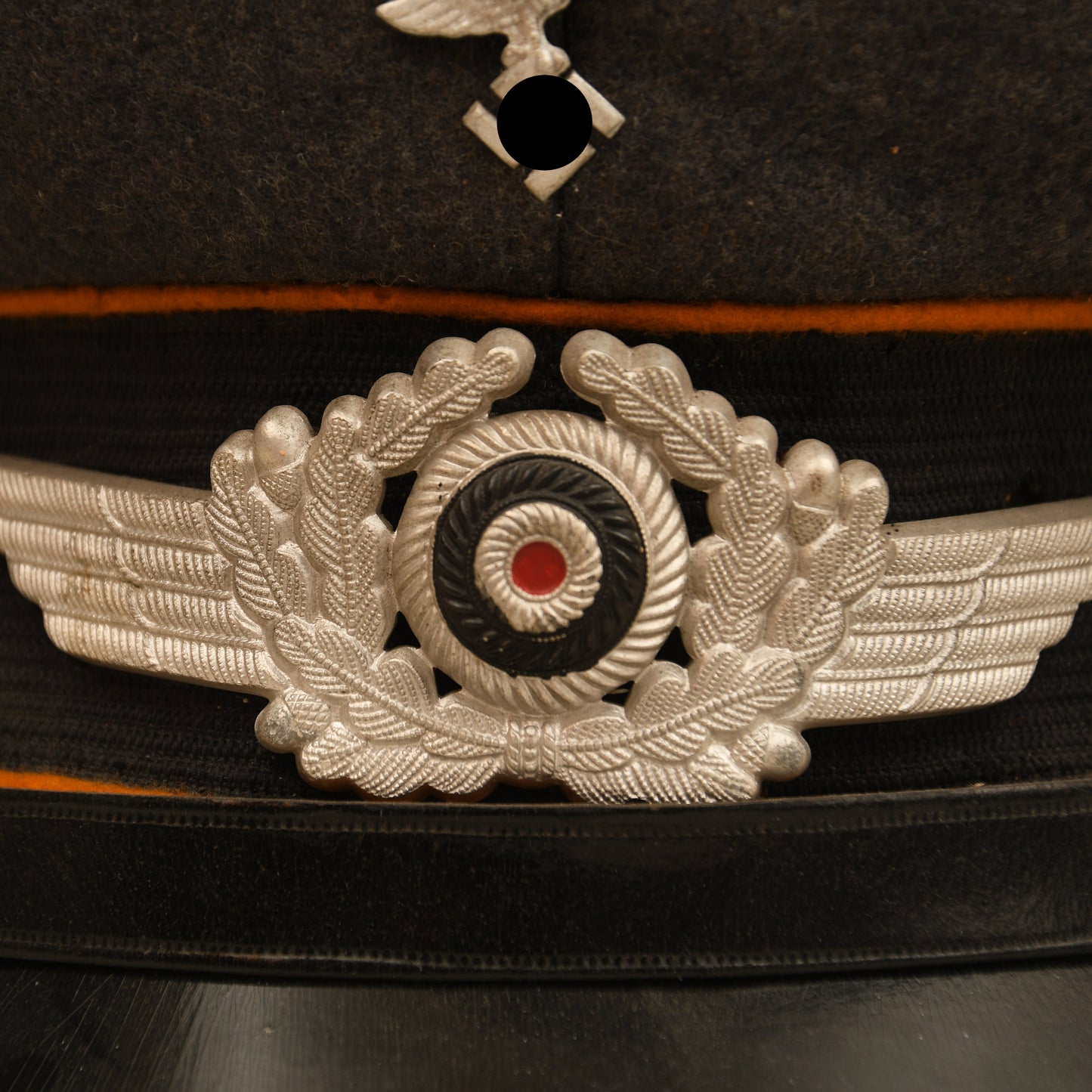 German WWII Luftwaffe Flight Section Man’s/NCO Visor Cap