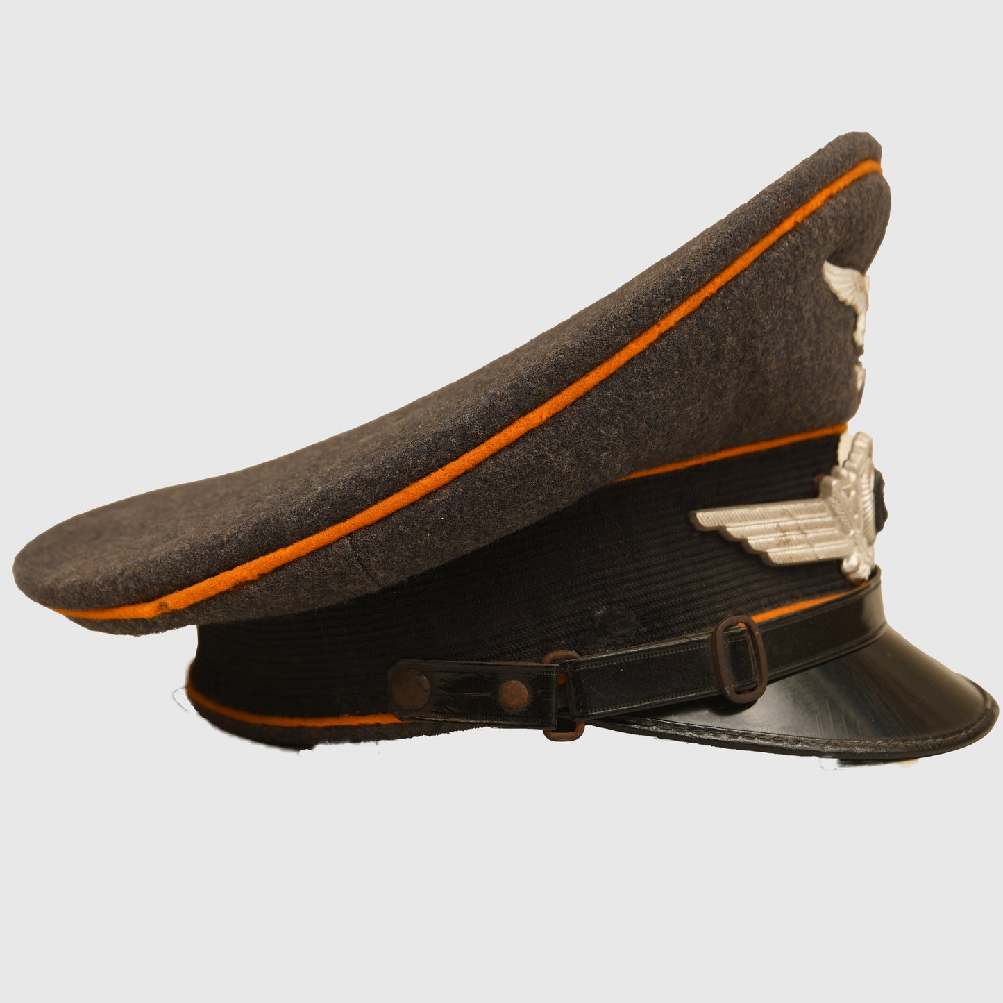 German WWII Luftwaffe Flight Section Man’s/NCO Visor Cap