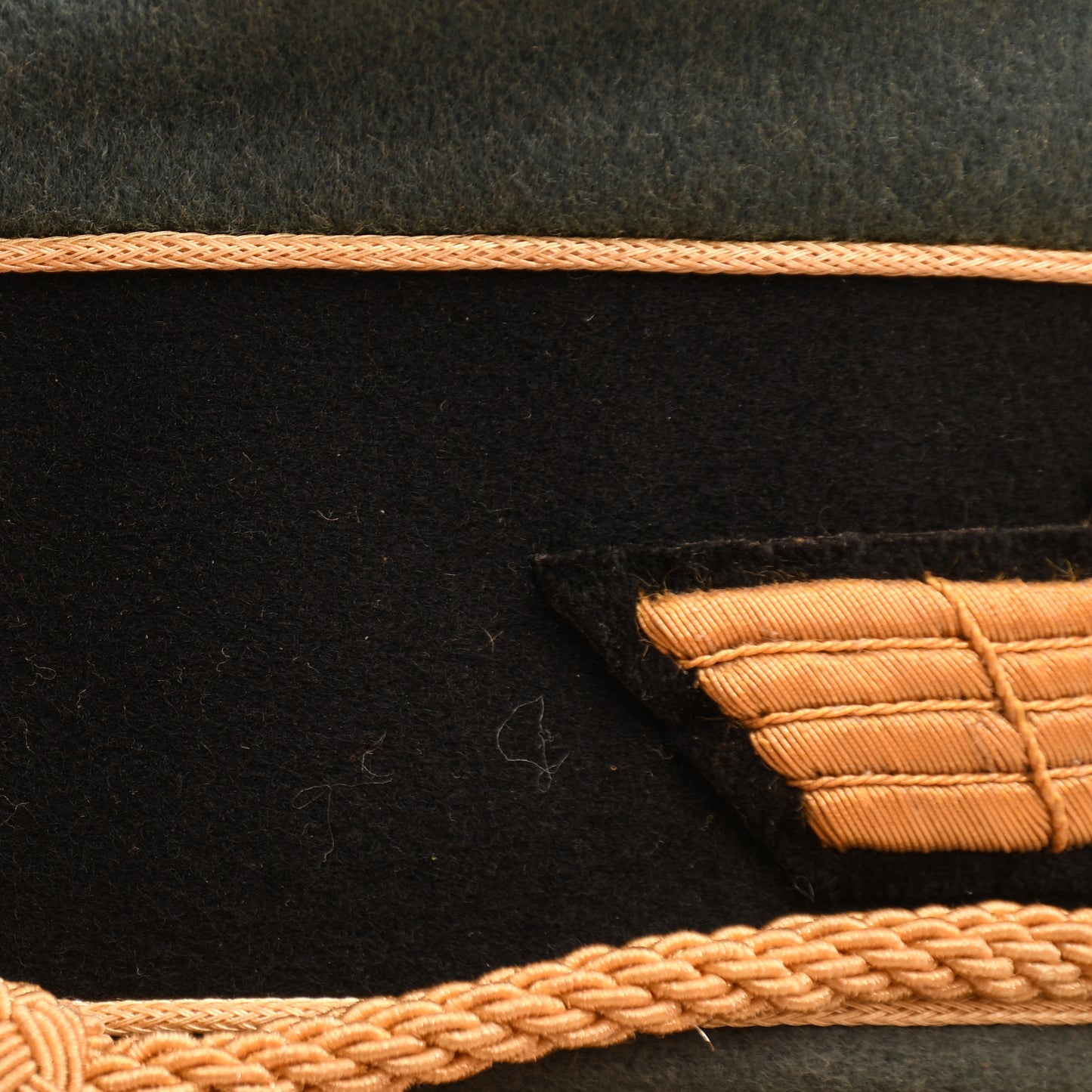GERMAN WWII REICHSBAHN LEADERS VISOR CAP