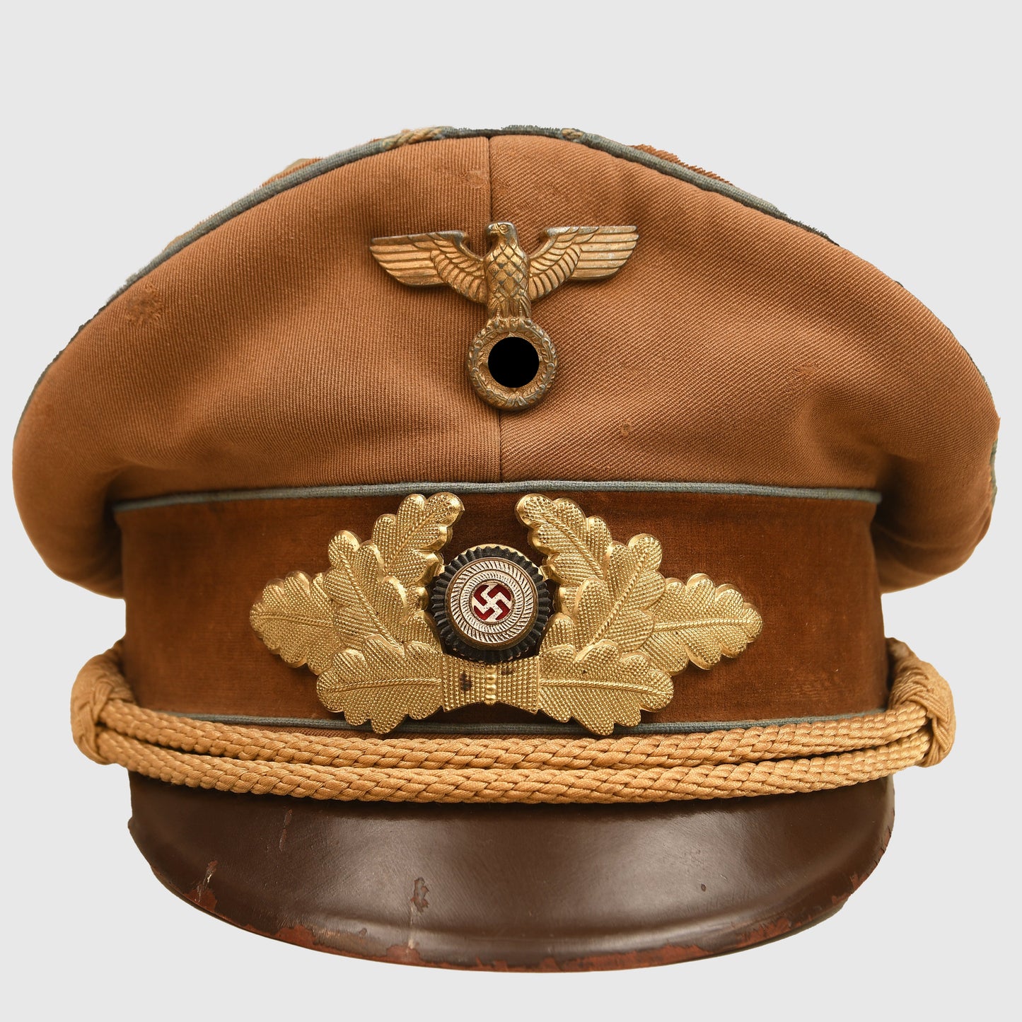 German WWII Ortsgruppe Political Leaders Visor Cap