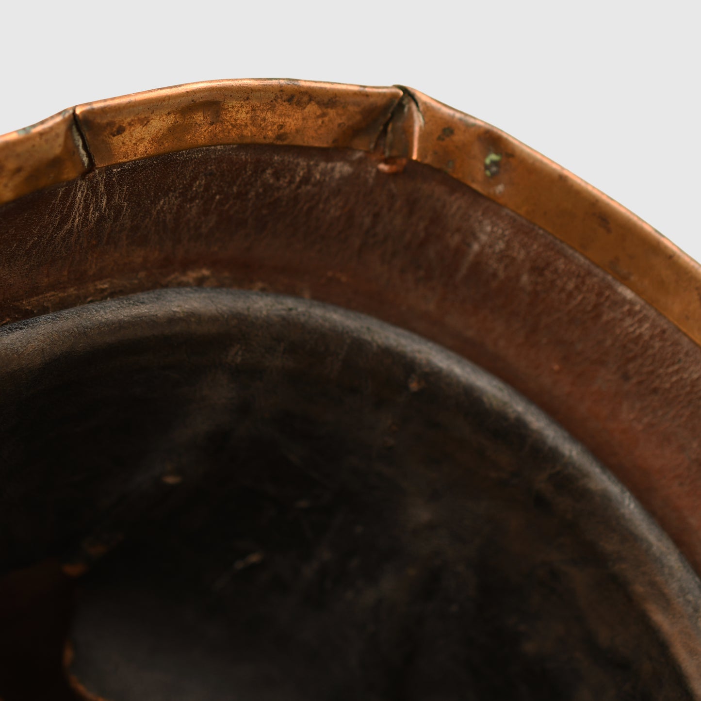 German WWI Baden Enlisted Ranks All-Leather Pickelhaube