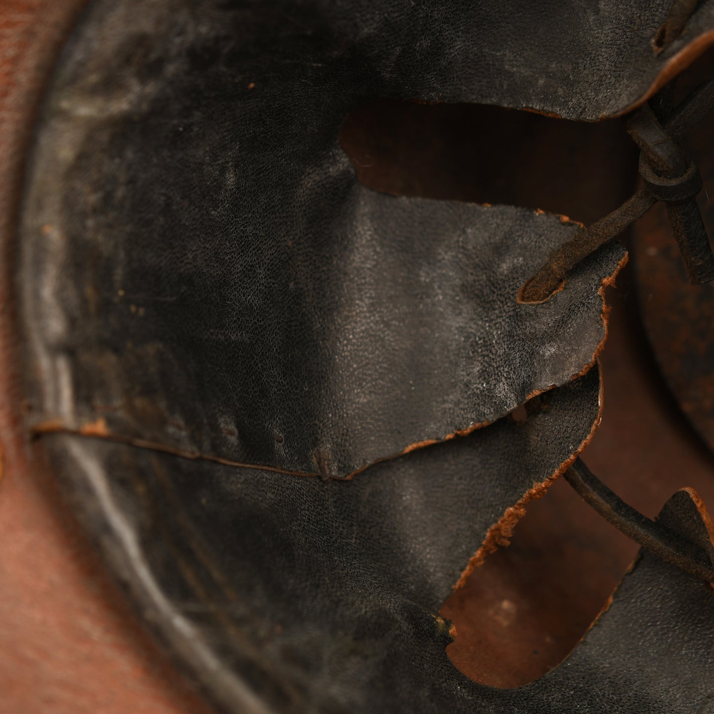 German WWI Baden Enlisted Ranks All-Leather Pickelhaube