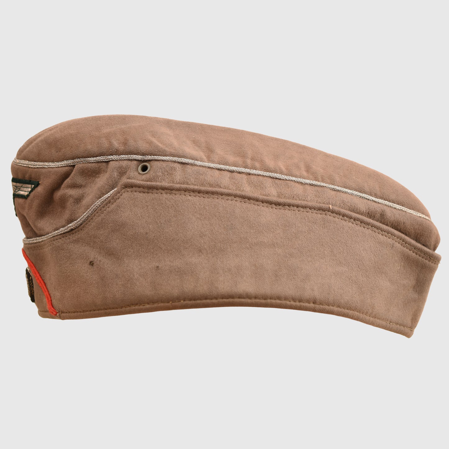 German WWII Artillery Officers Overseas Cap in Canvas