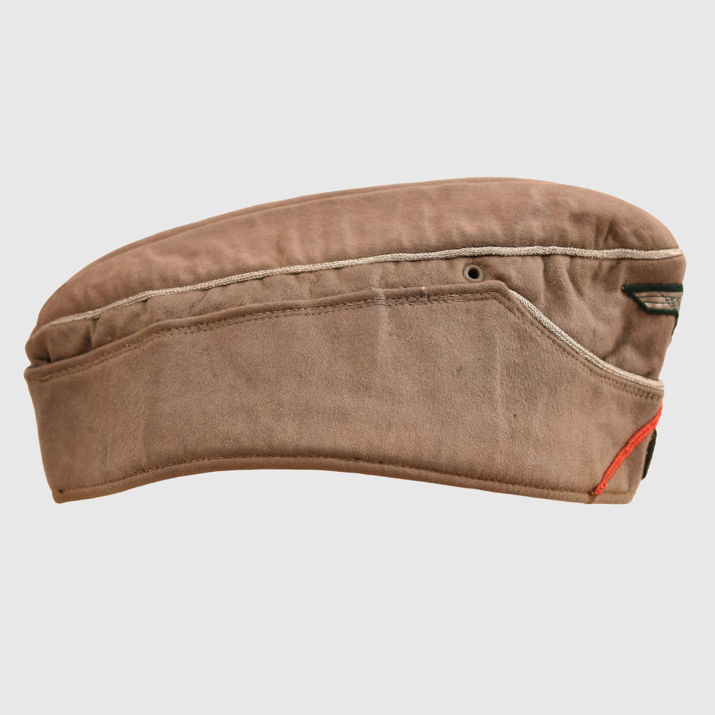 German WWII Artillery Officers Overseas Cap in Canvas