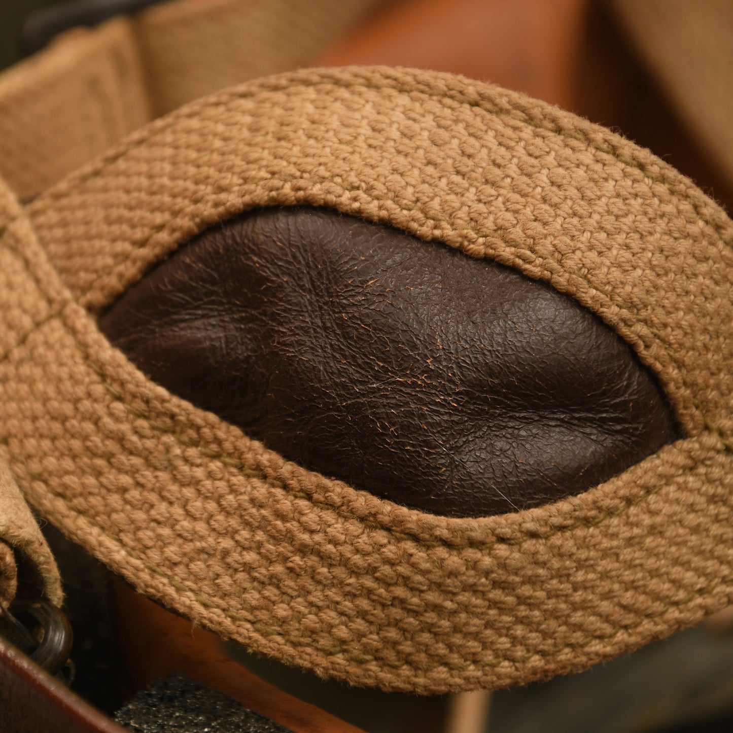 British Post-WWII Paratrooper Helmet