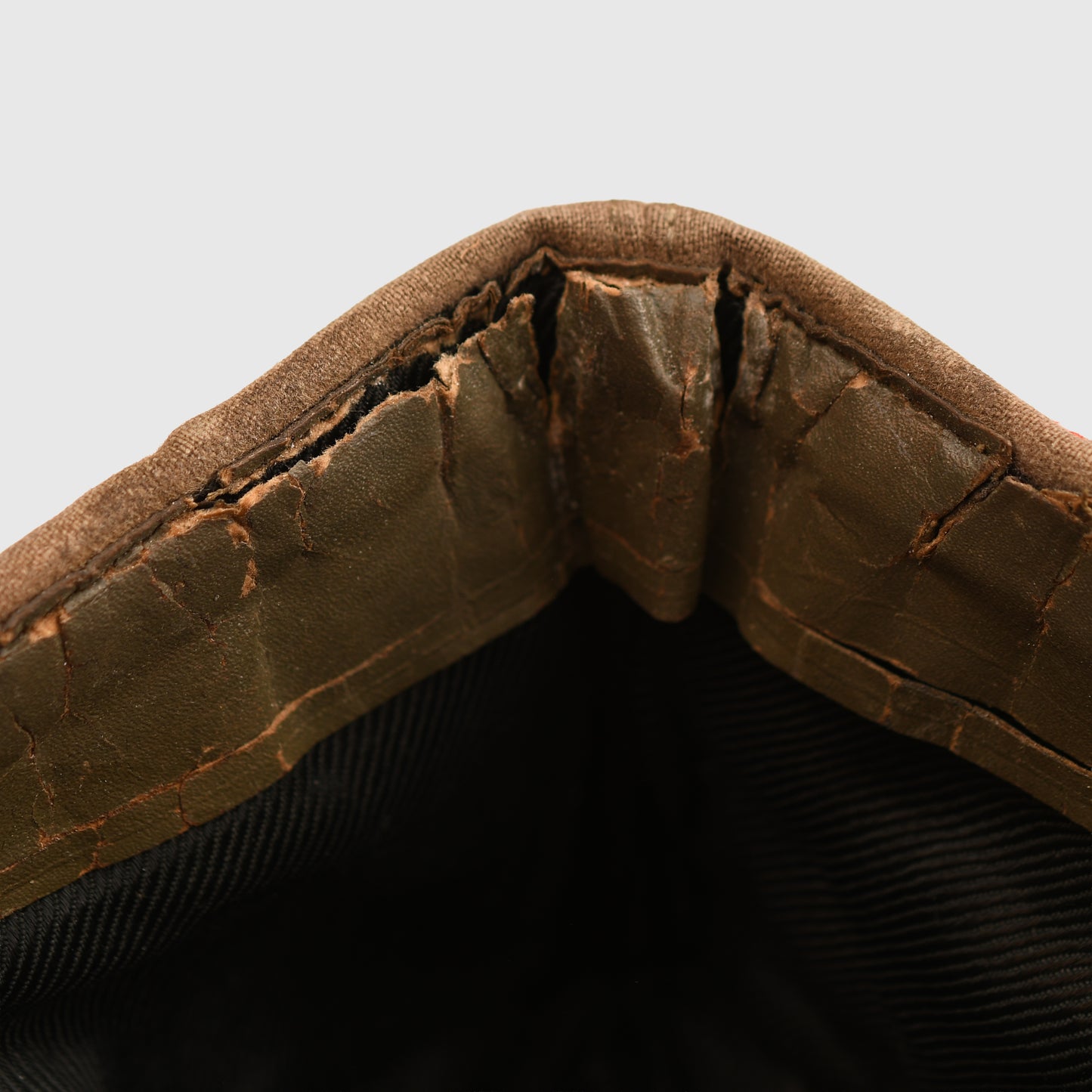 German WWII Artillery Officers Overseas Cap in Canvas