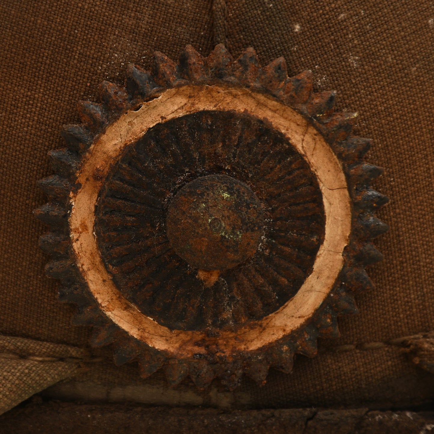 German WWI Prussian Canvas-Over-Cork Pickelhaube