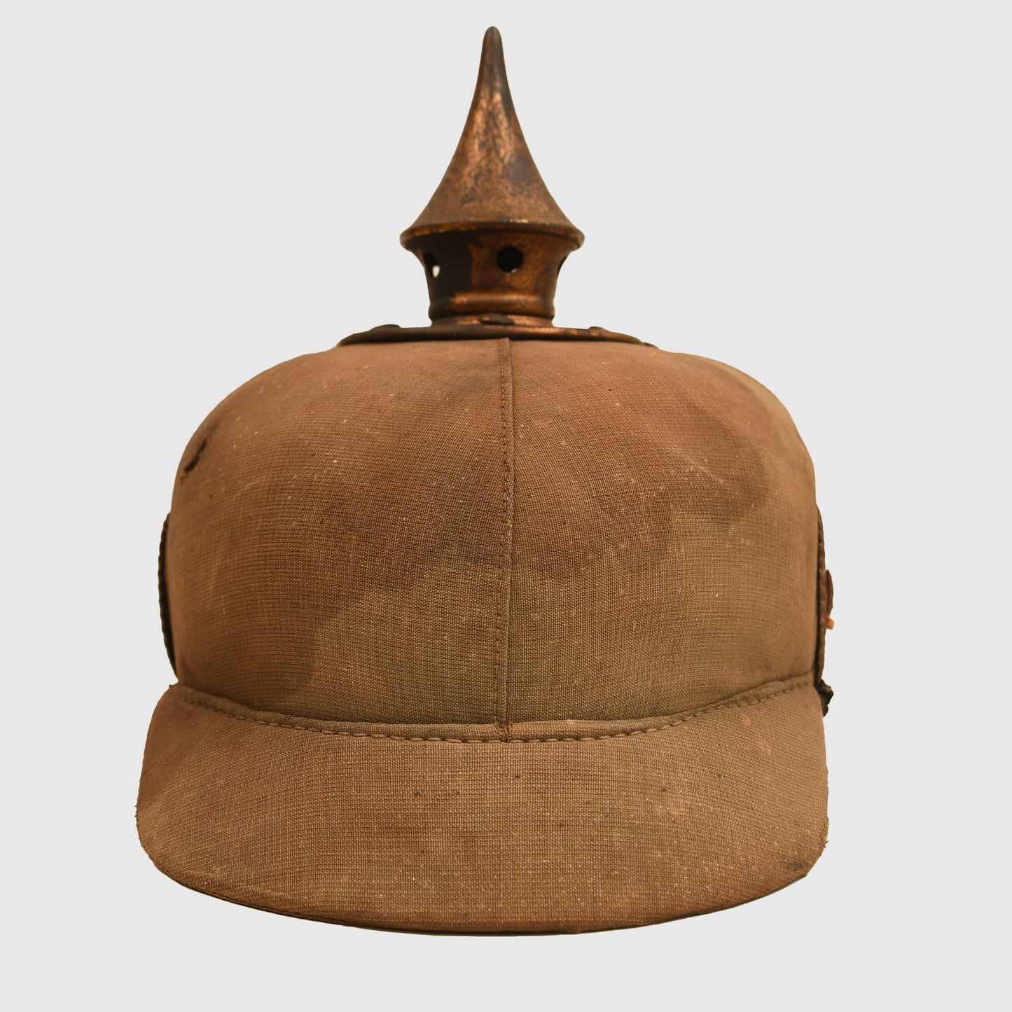 German WWI Prussian Canvas-Over-Cork Pickelhaube