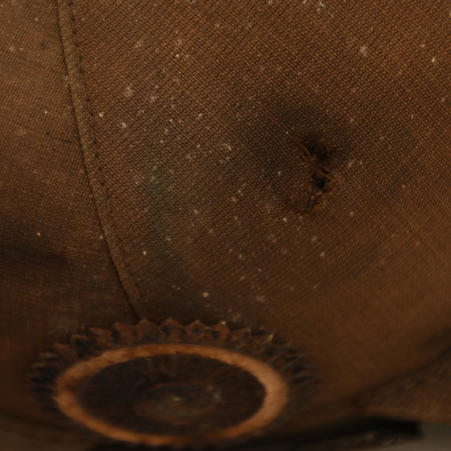 German WWI Prussian Canvas-Over-Cork Pickelhaube