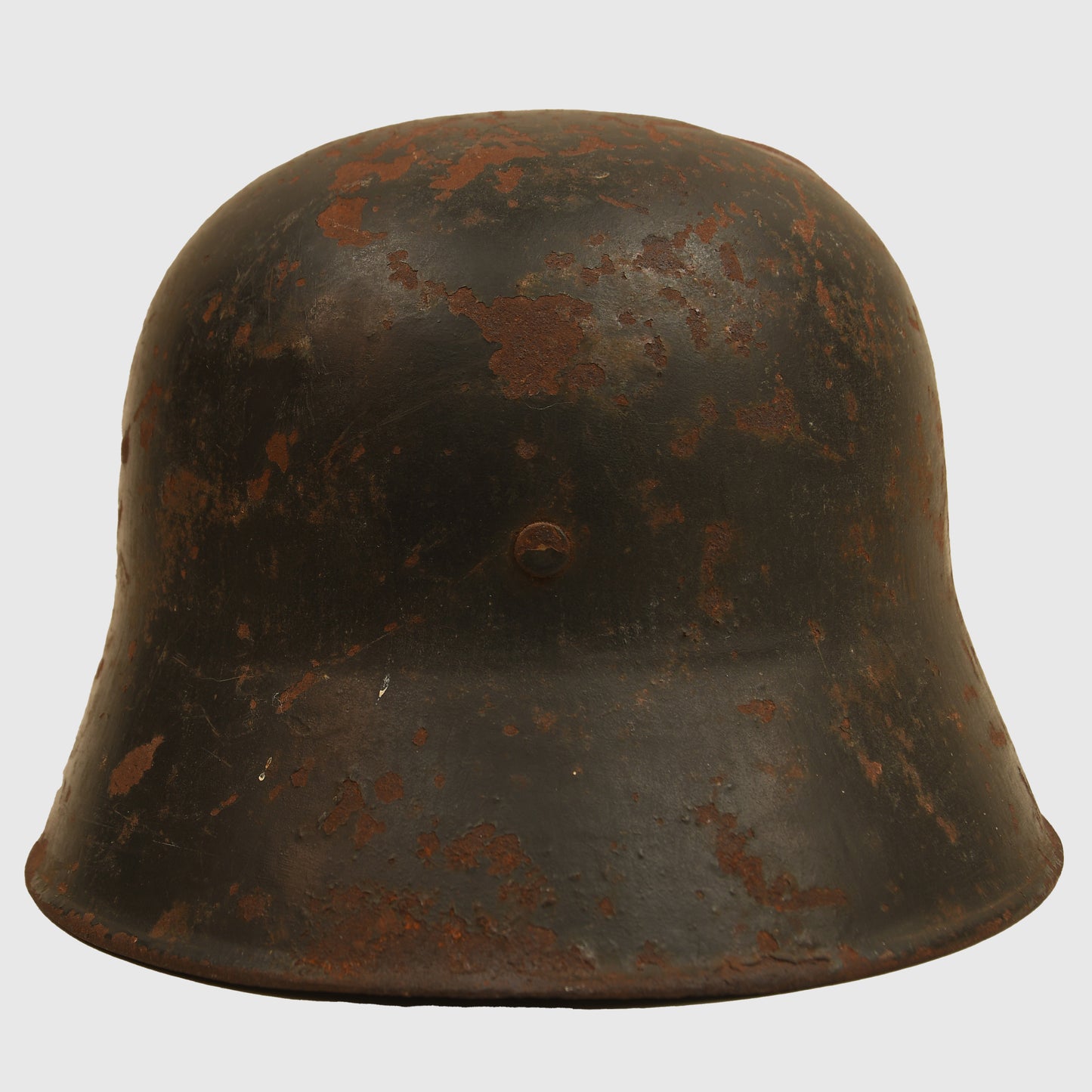 German WWII M16 Double Decal Police Helmet