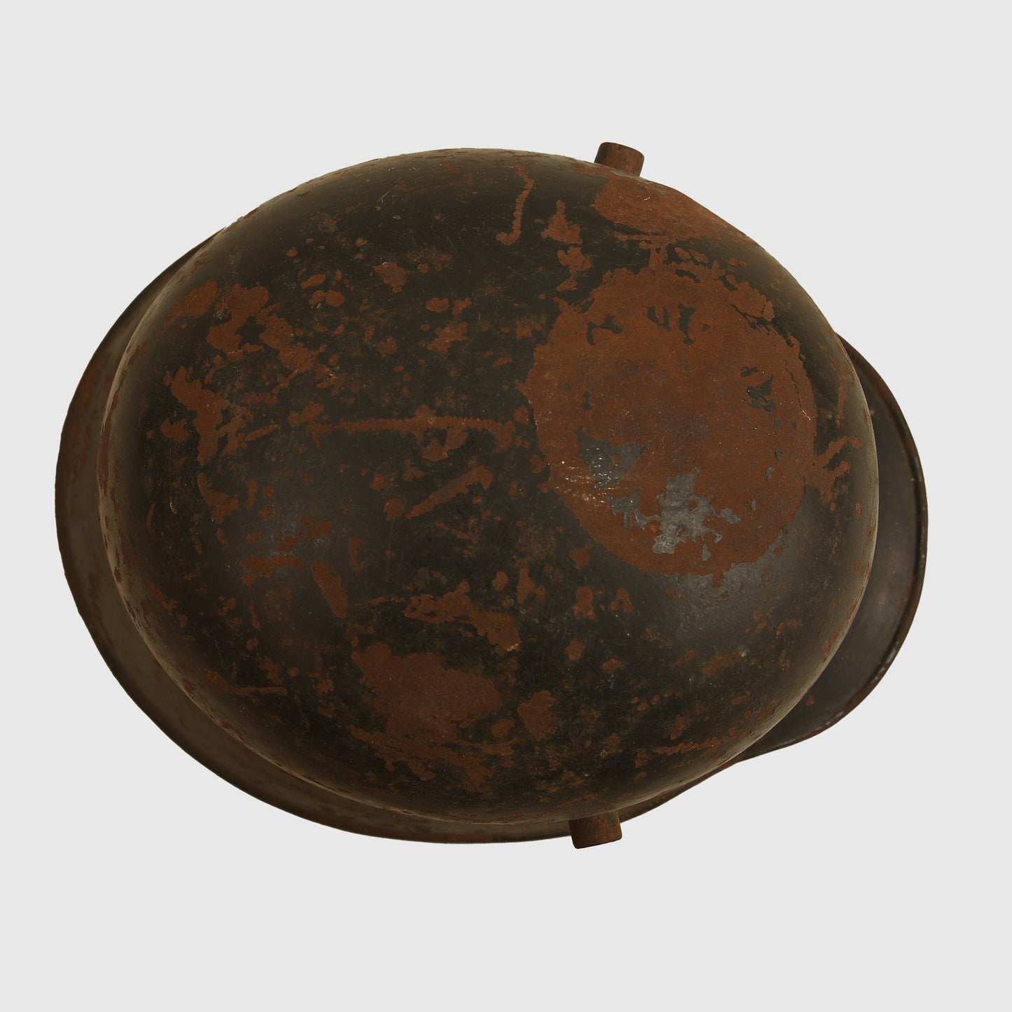 German WWII M16 Double Decal Police Helmet