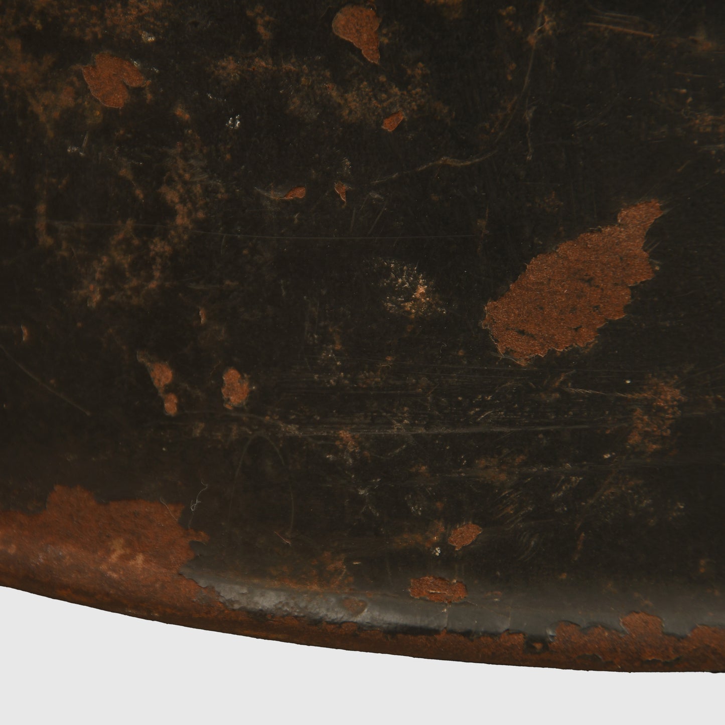 German WWII M16 Double Decal Police Helmet