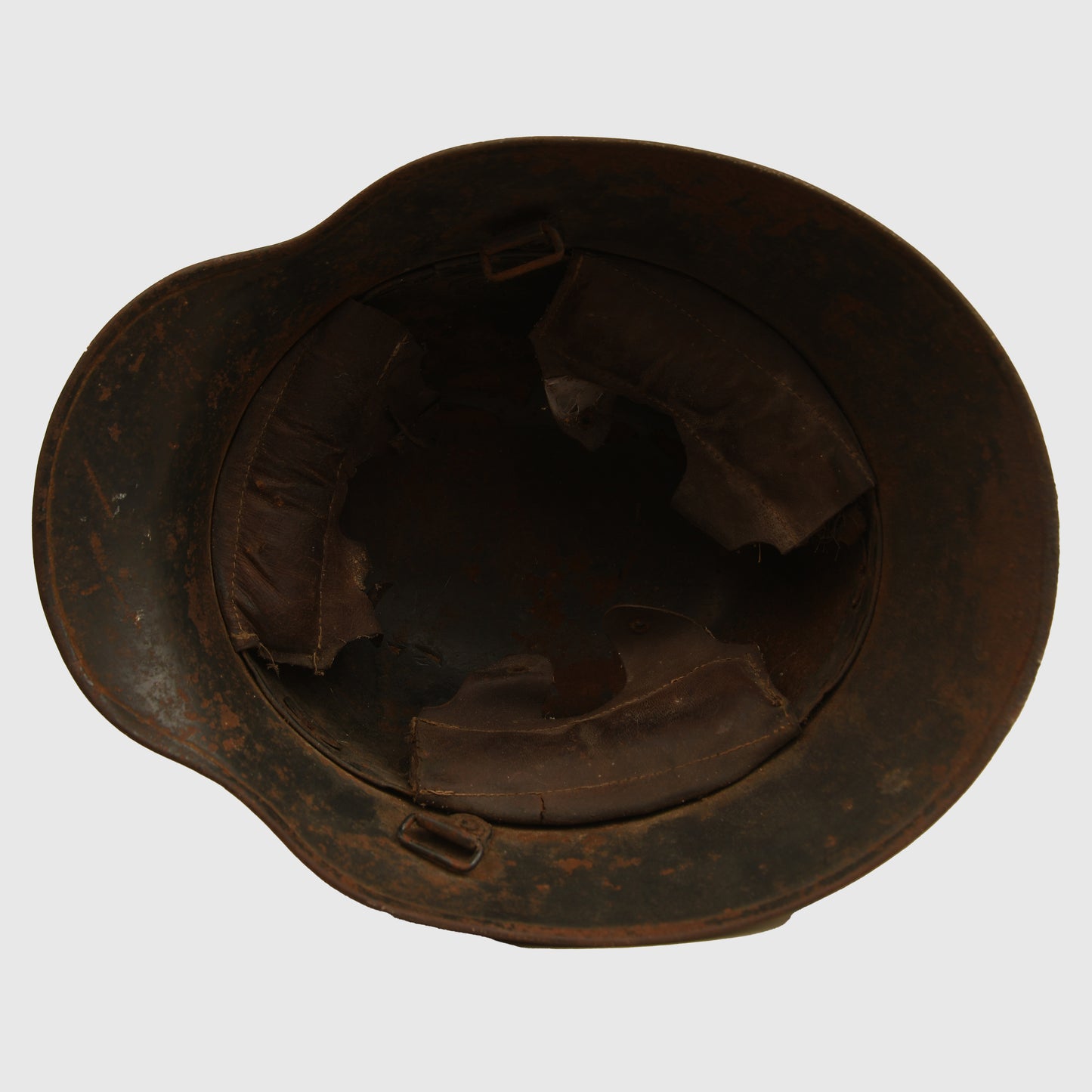 German WWII M16 Double Decal Police Helmet