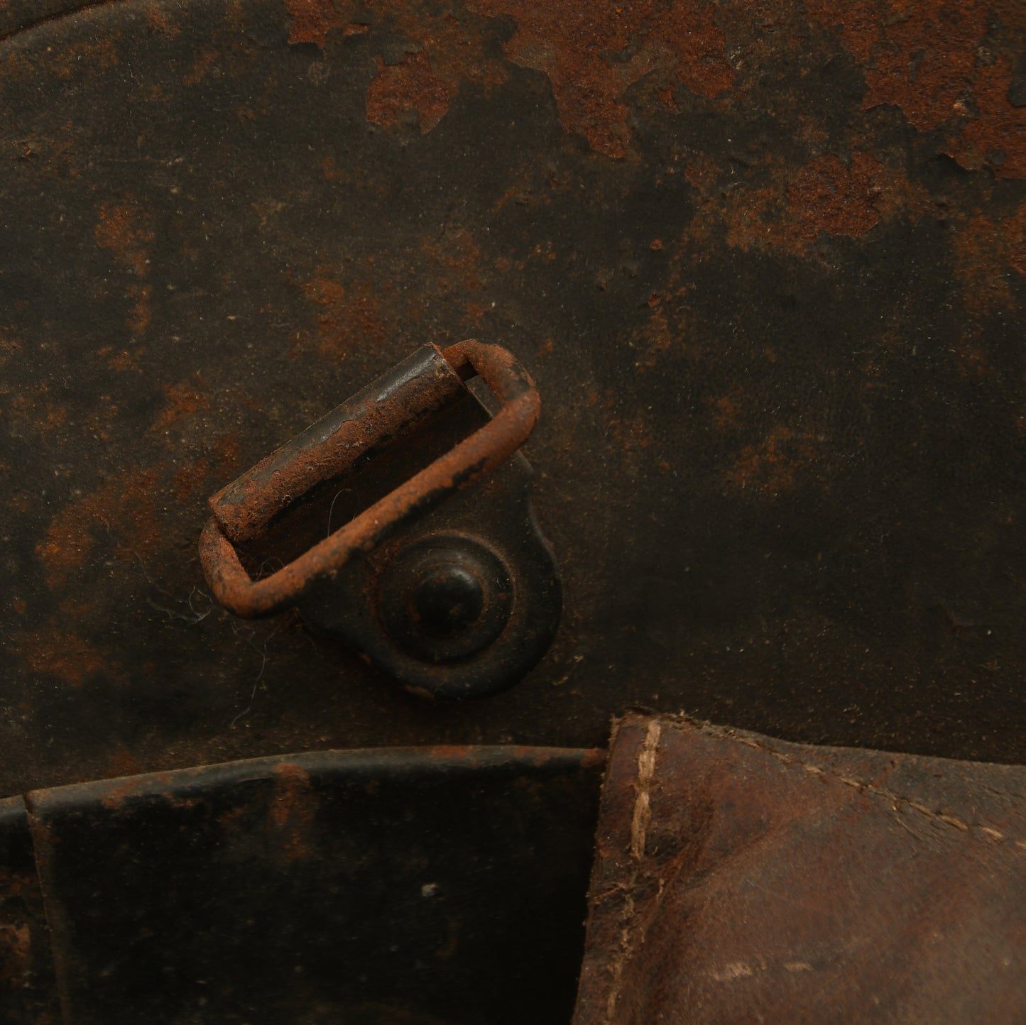 German WWII M16 Double Decal Police Helmet