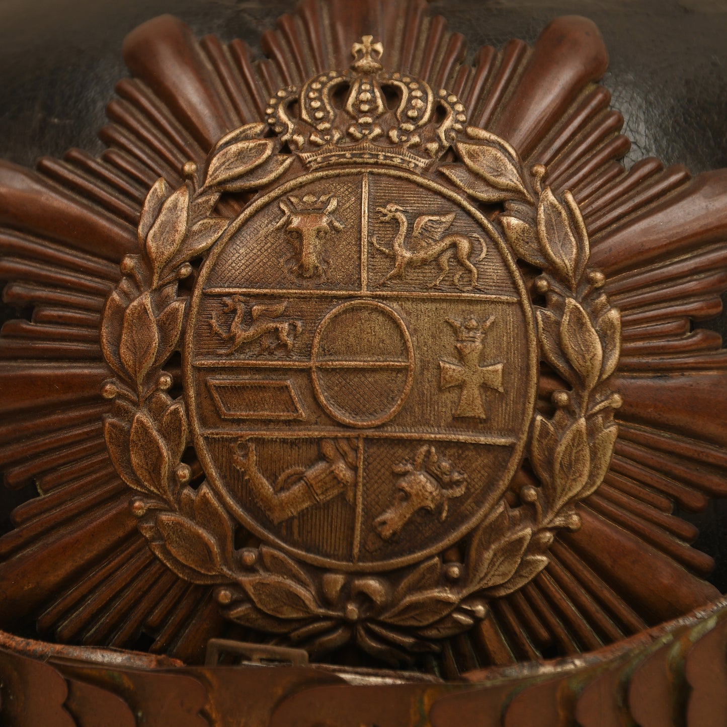 German WWI Mecklenburg Pickelhaube