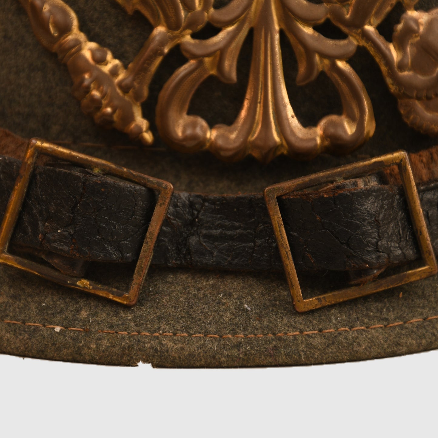 German WWI Prussian Ersatz Felt Pickelhaube