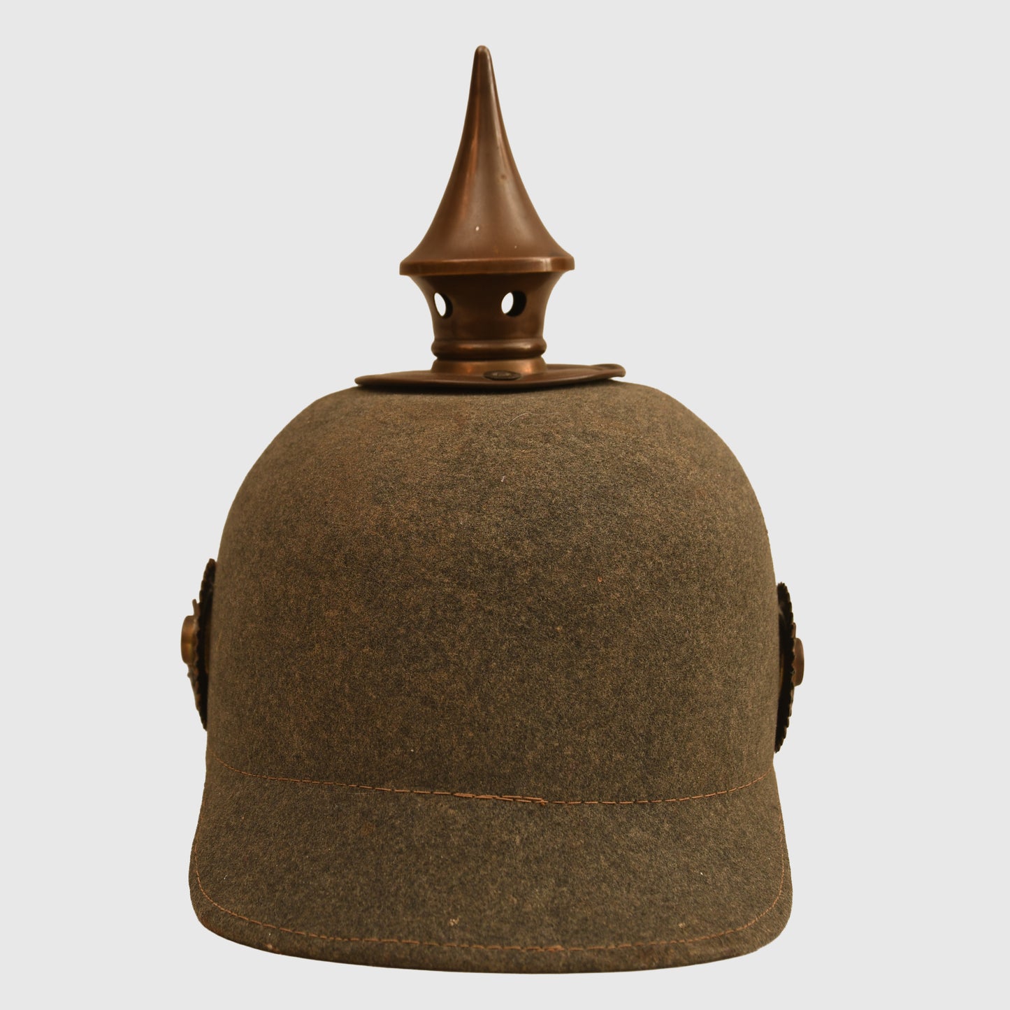 German WWI Prussian Ersatz Felt Pickelhaube
