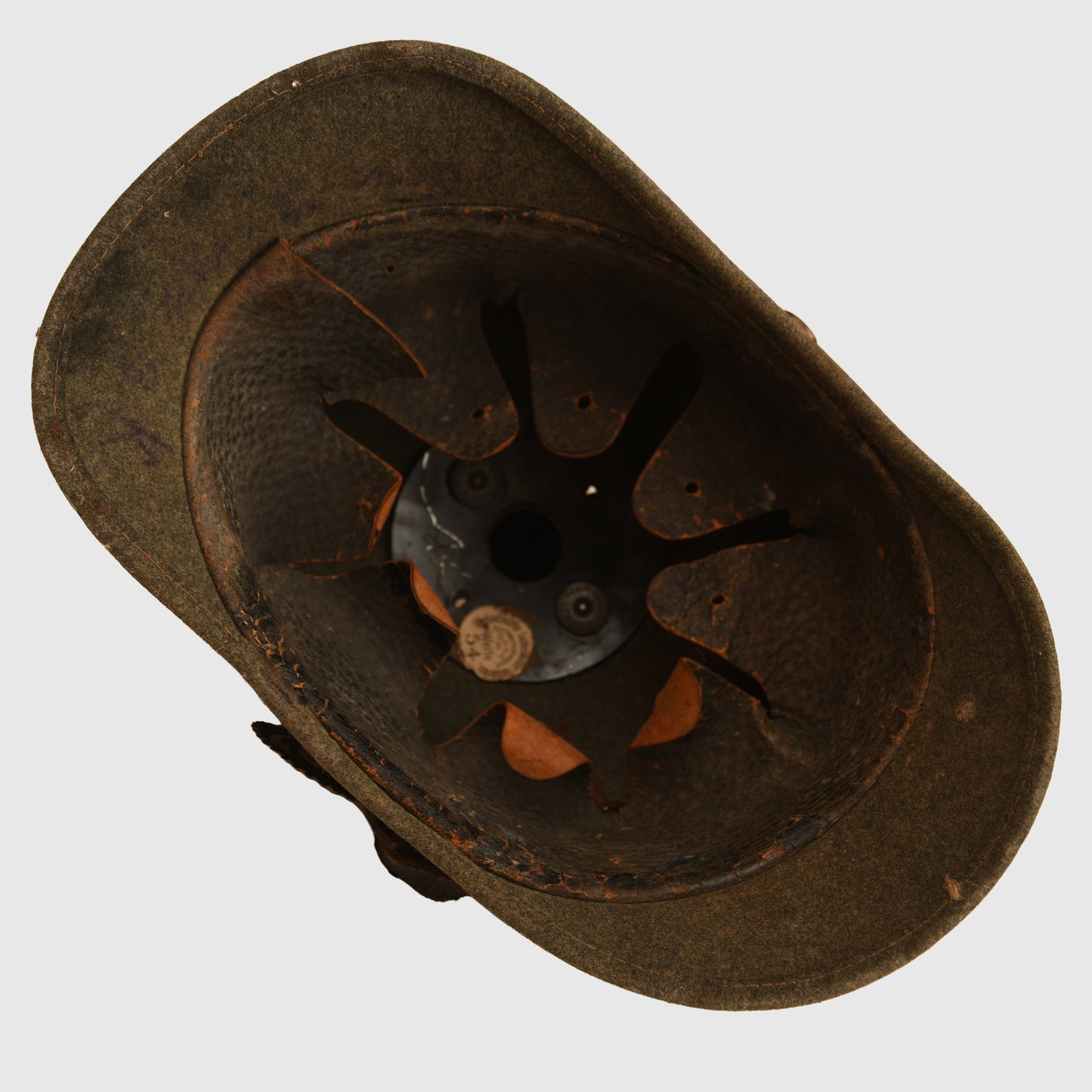 German WWI Prussian Ersatz Felt Pickelhaube