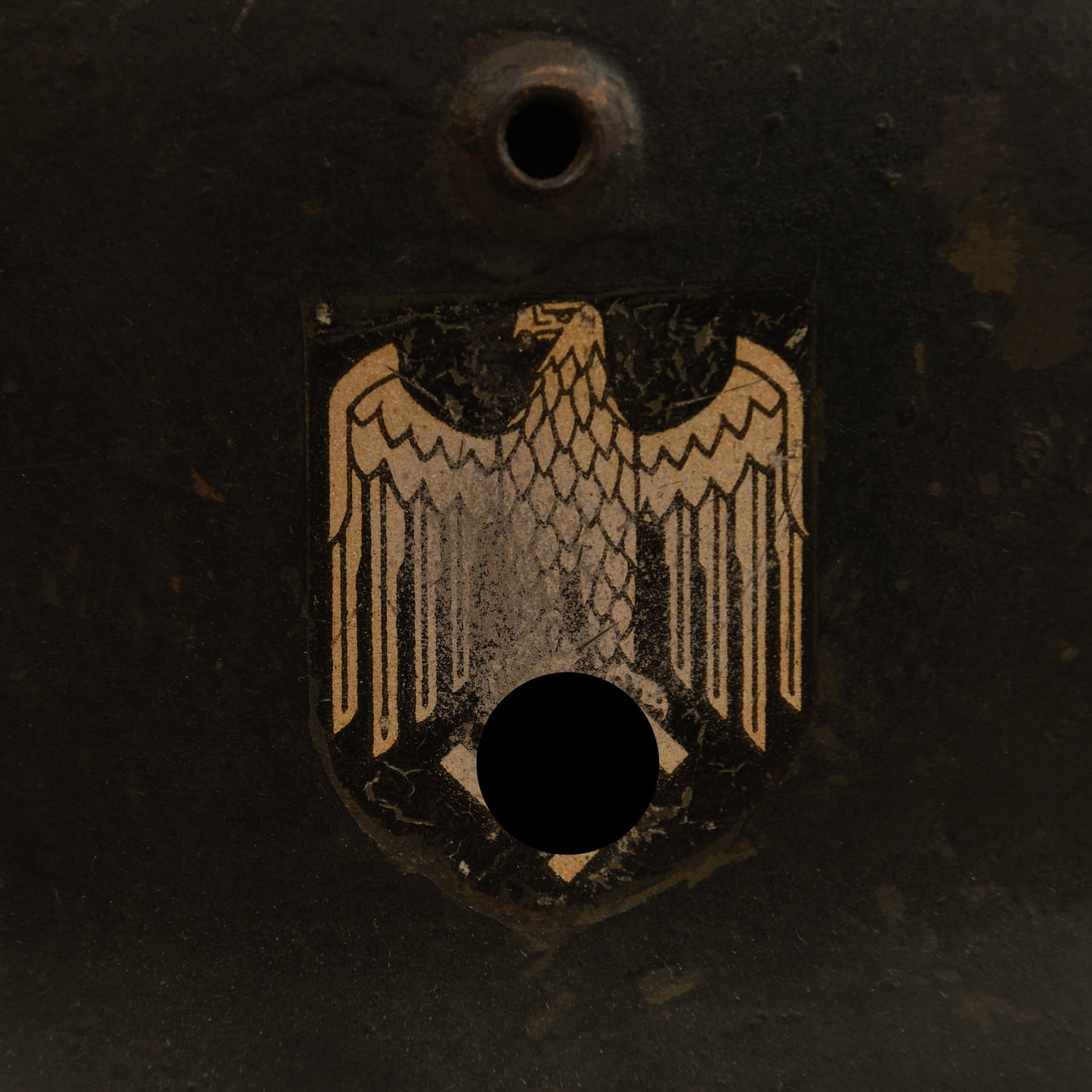 German WWII M35 Army Single Decal Combat Helmet