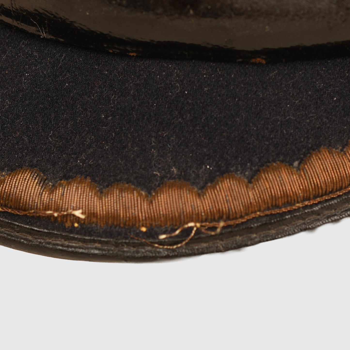 German WWII Kriegsmarine Junior Officers Visor Cap