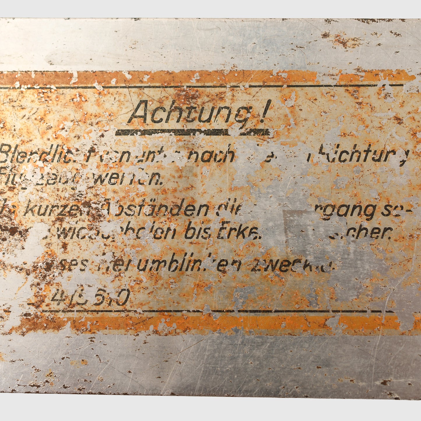 GERMAN WWII LUFTWAFFE SURVIVAL MIRROR