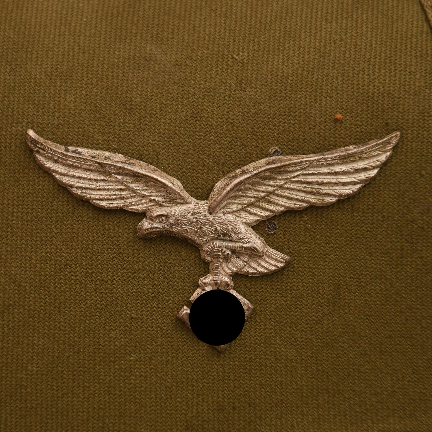 German WWII Luftwaffe Green Trophelm