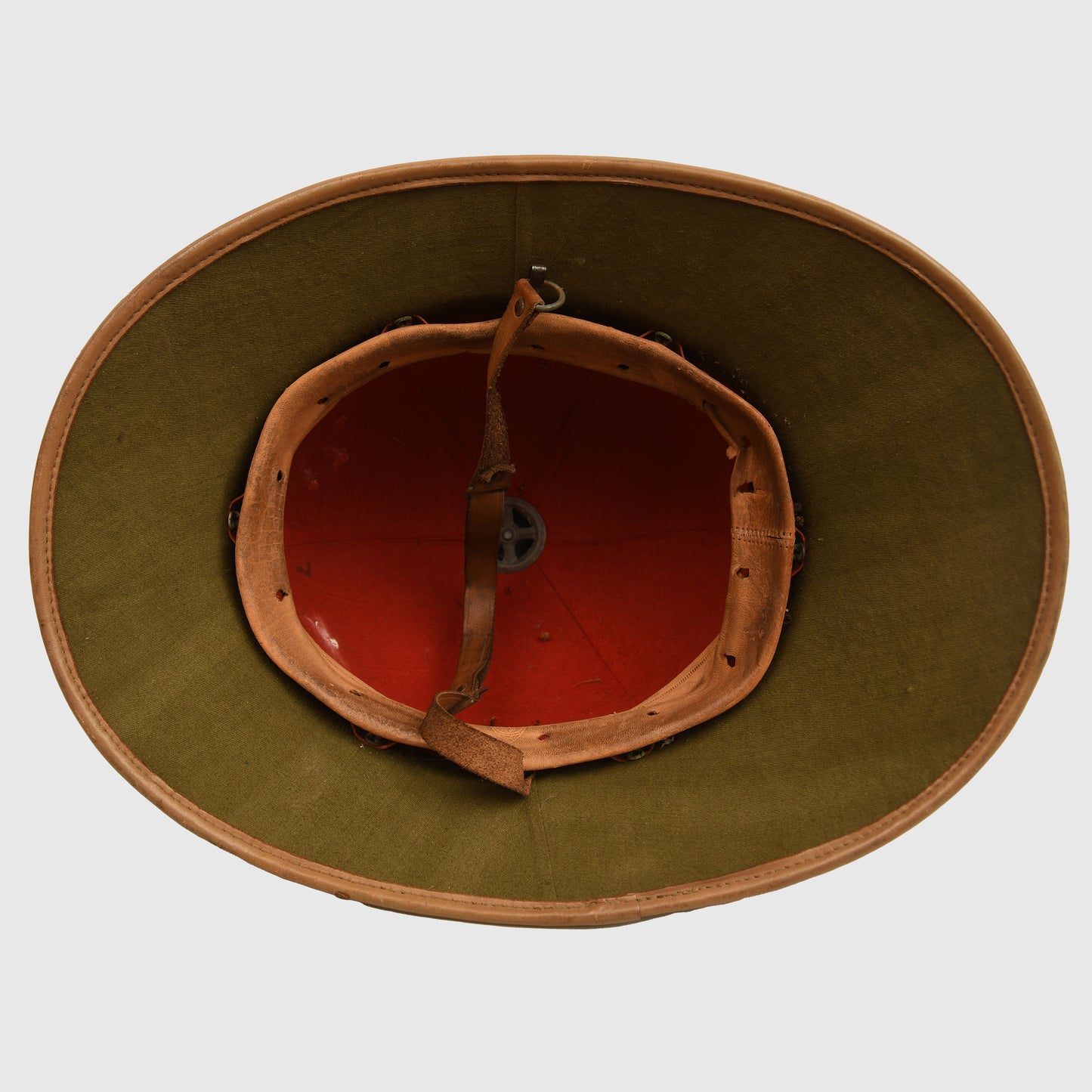 German WWII Luftwaffe Green Trophelm