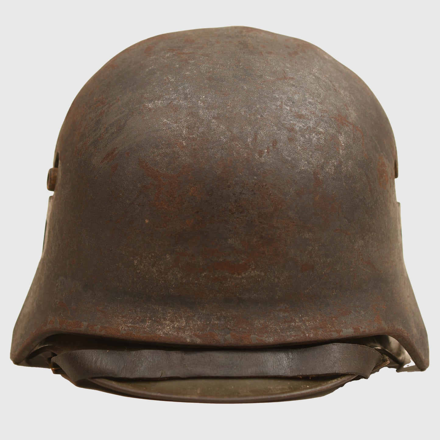 German WWI M.16 Trench Helmet with Armoured Front Plate