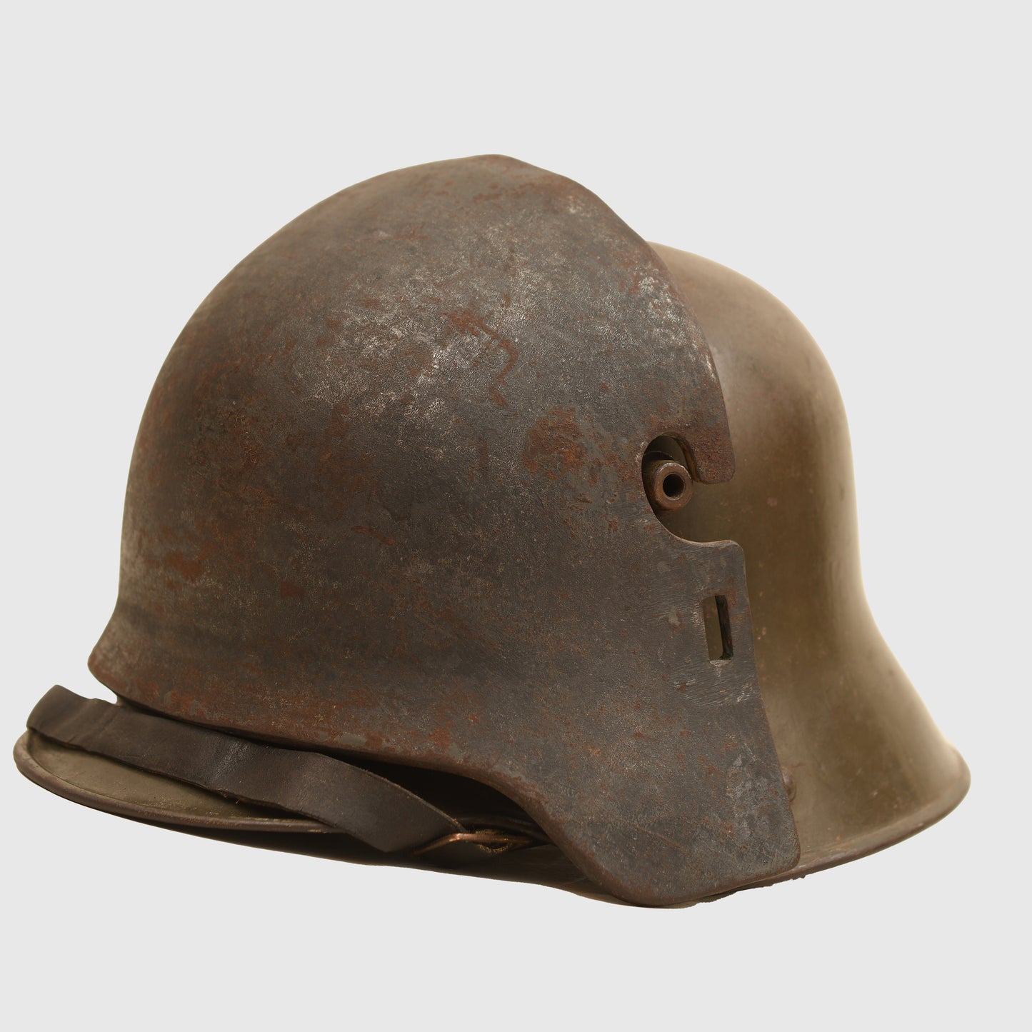 German WWI M.16 Trench Helmet with Armoured Front Plate