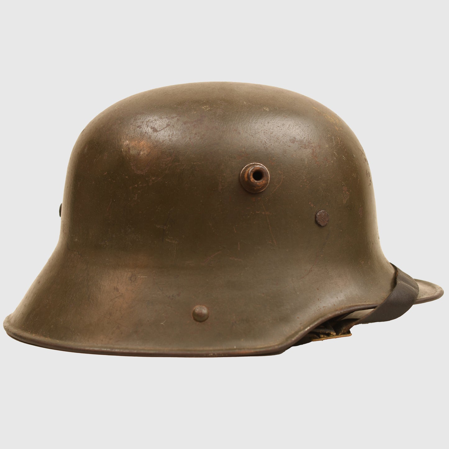 German WWI M.16 Trench Helmet with Armoured Front Plate