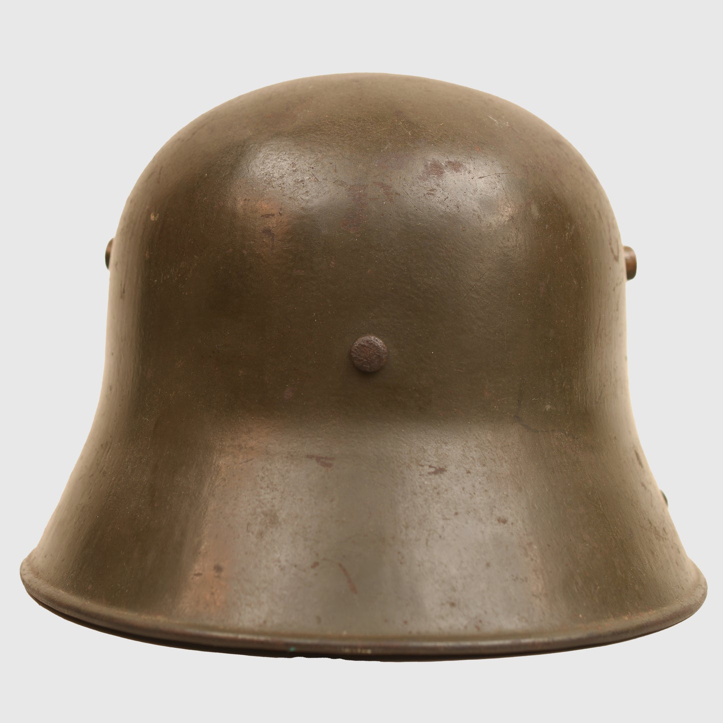 German WWI M.16 Trench Helmet with Armoured Front Plate