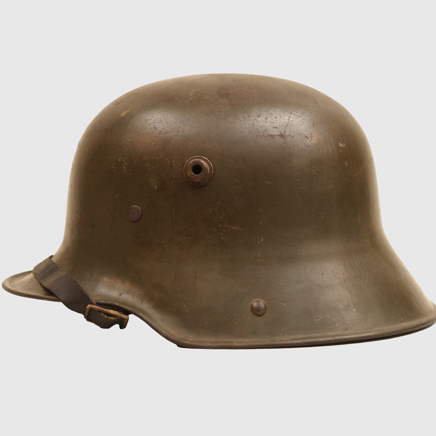 German WWI M.16 Trench Helmet with Armoured Front Plate