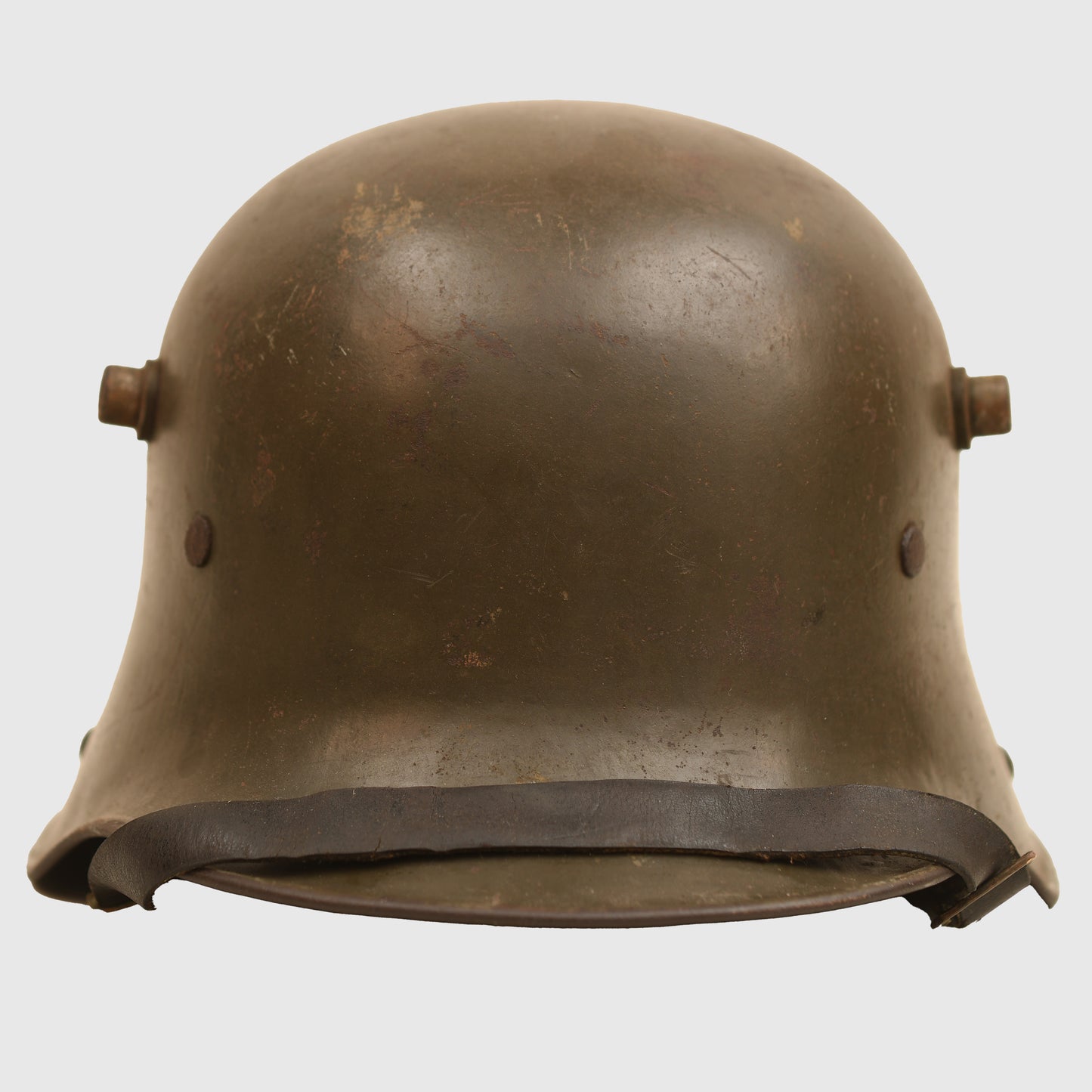 German WWI M.16 Trench Helmet with Armoured Front Plate