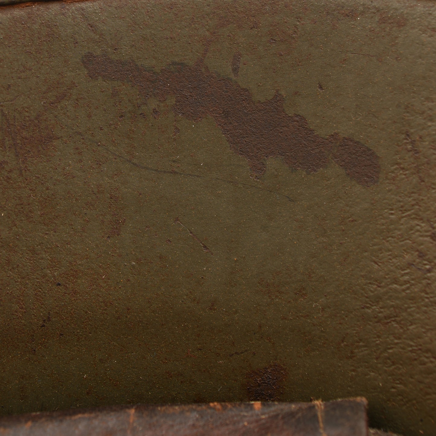 German WWI M.16 Trench Helmet with Armoured Front Plate