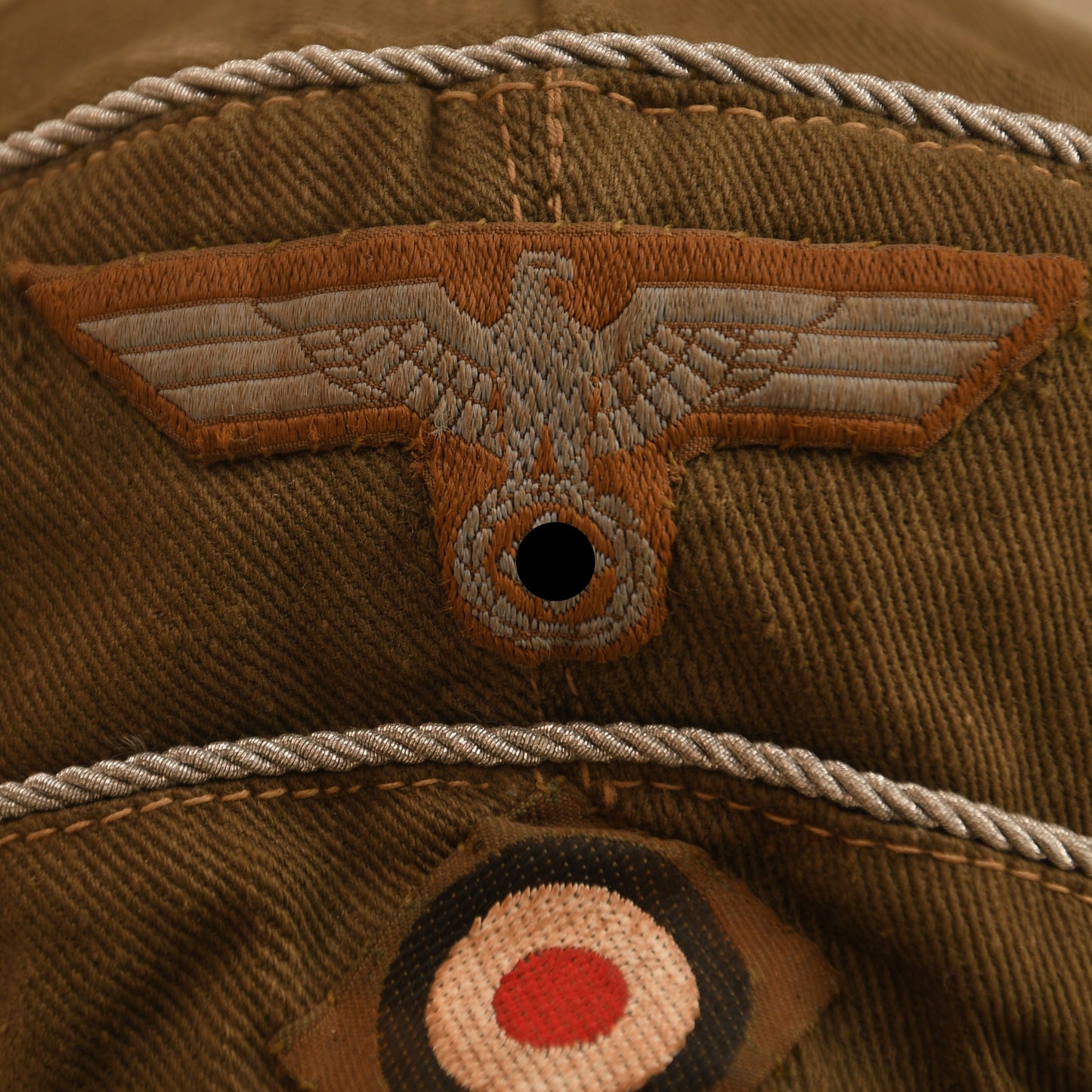 German WWII Afrikakorps Tropical Officers Field Cap
