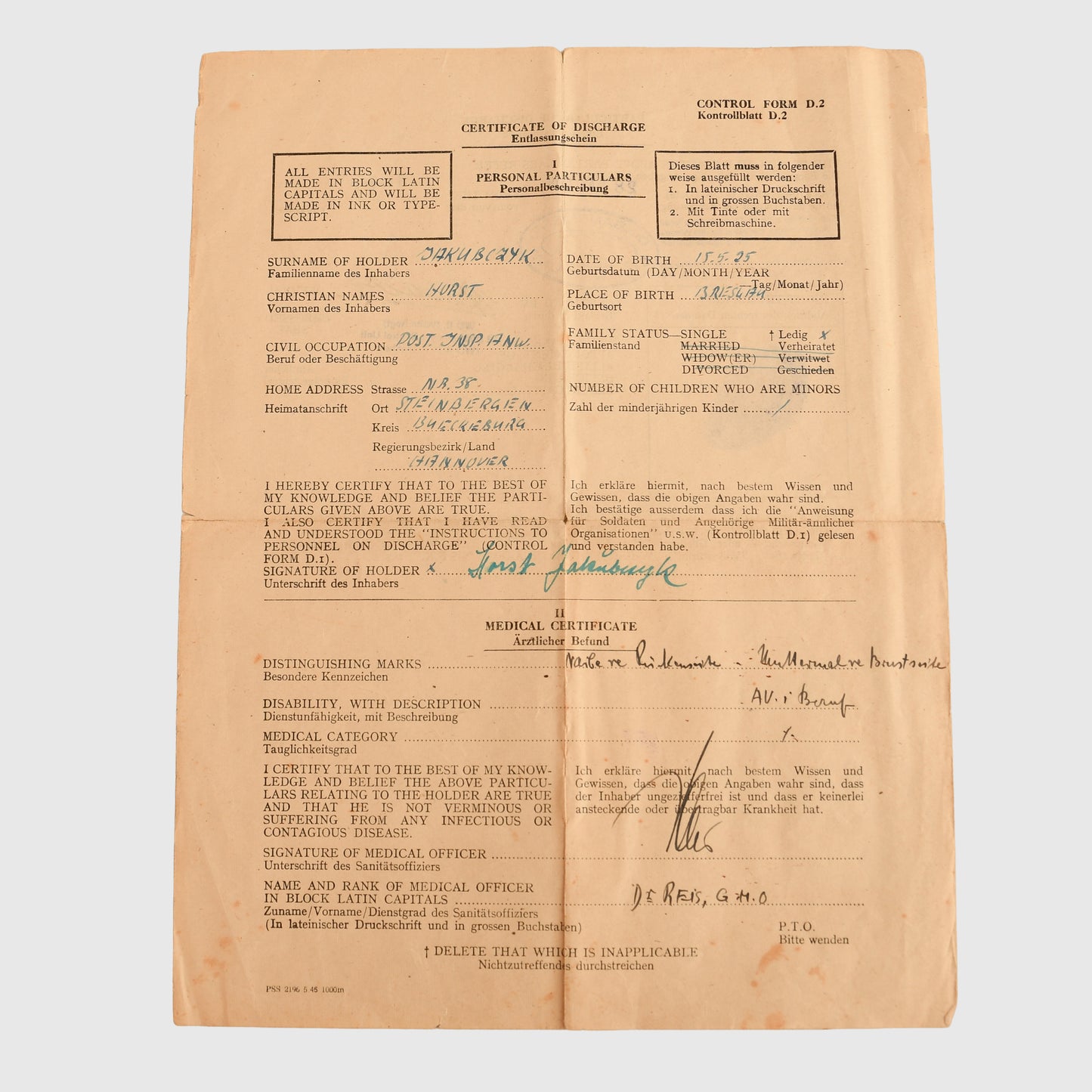 German WWII Grossdeutschland Paper Grouping