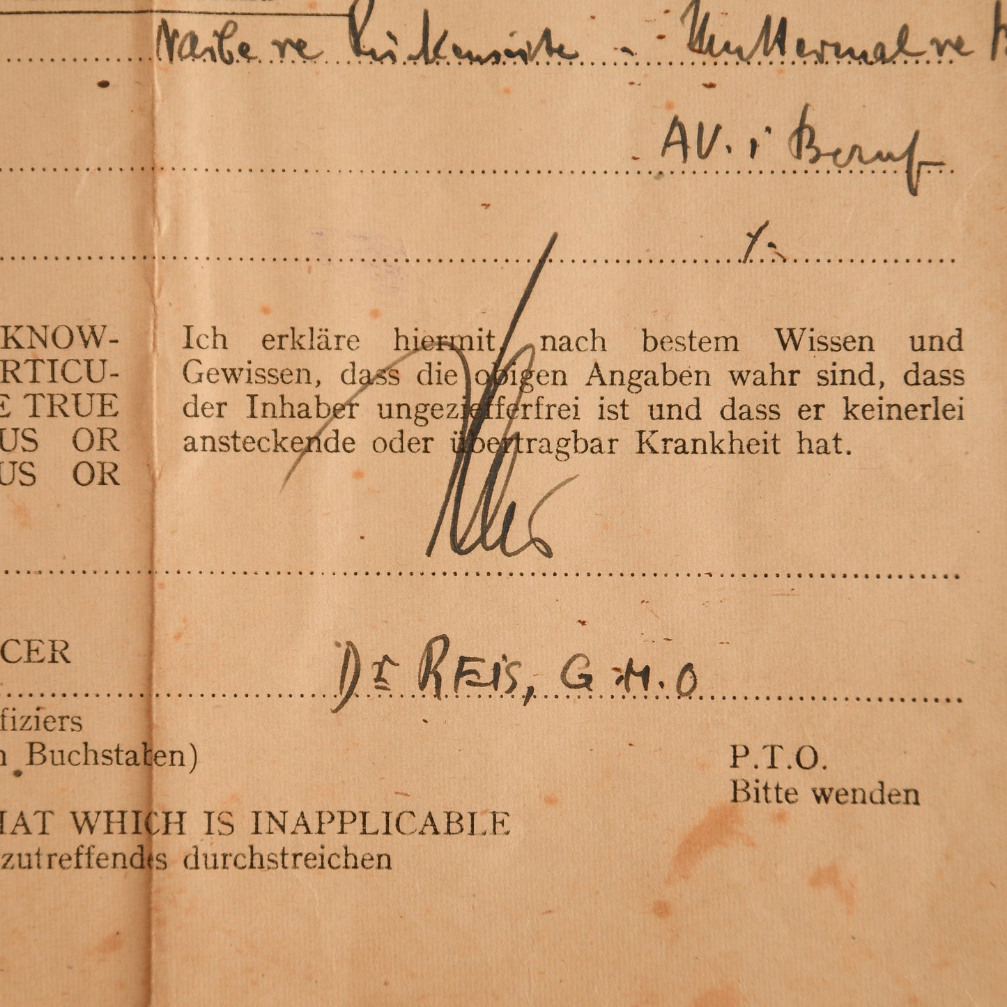 German WWII Grossdeutschland Paper Grouping