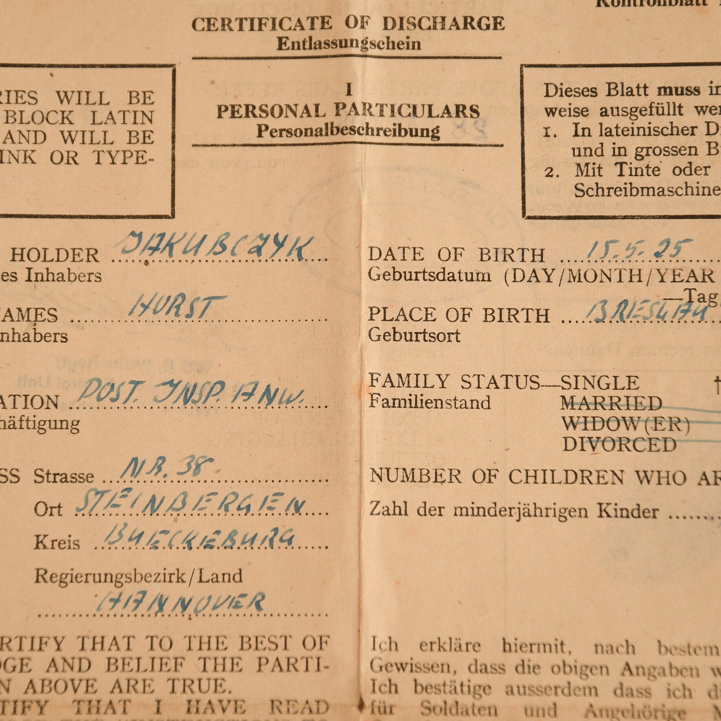 German WWII Grossdeutschland Paper Grouping