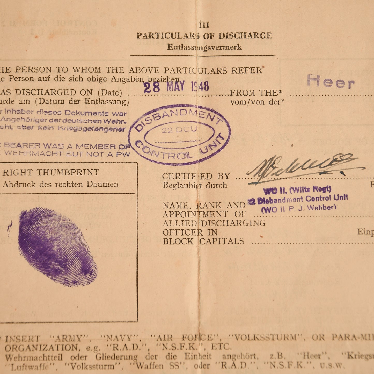 German WWII Grossdeutschland Paper Grouping
