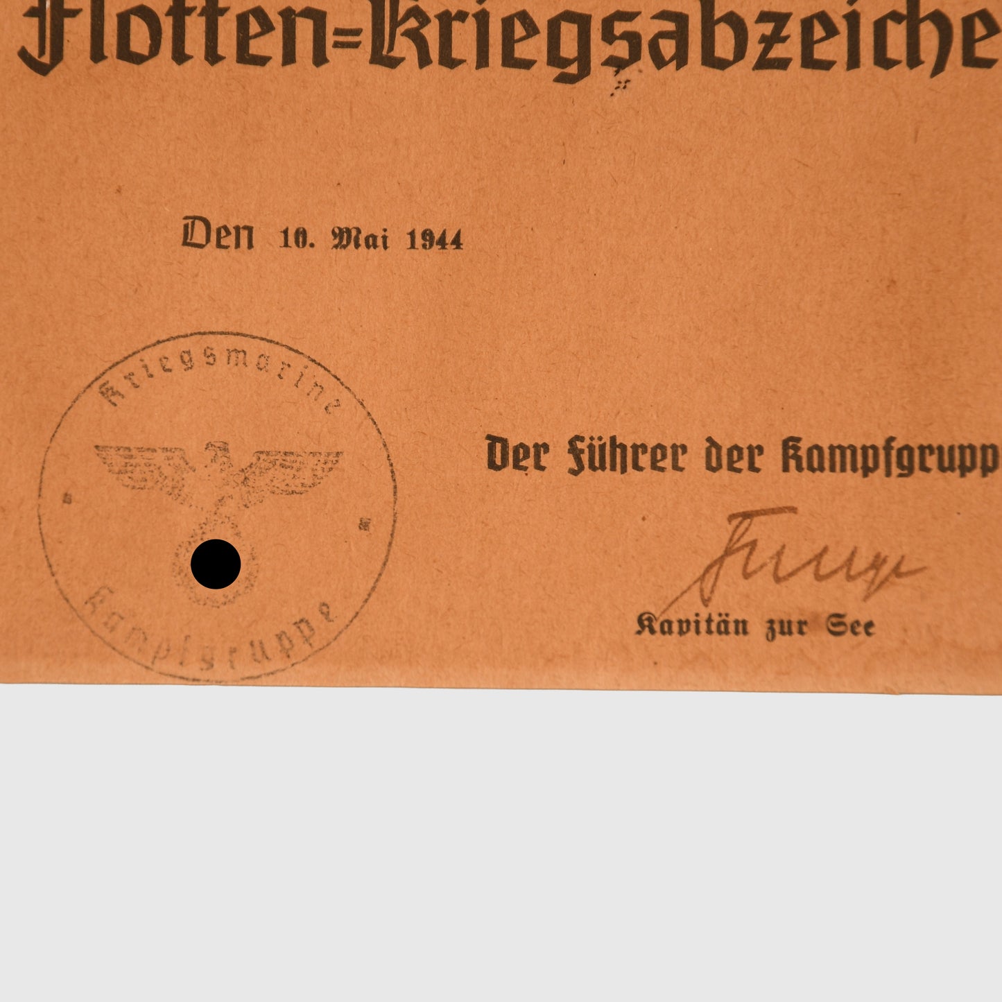 German WWII Battleship Tirpitz Citations
