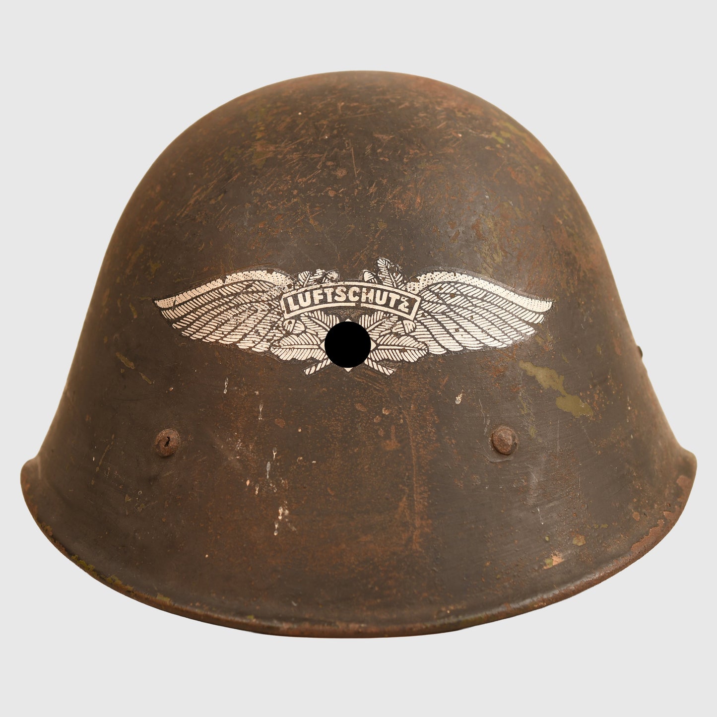 German WWII Dutch Luftschutz Helmet