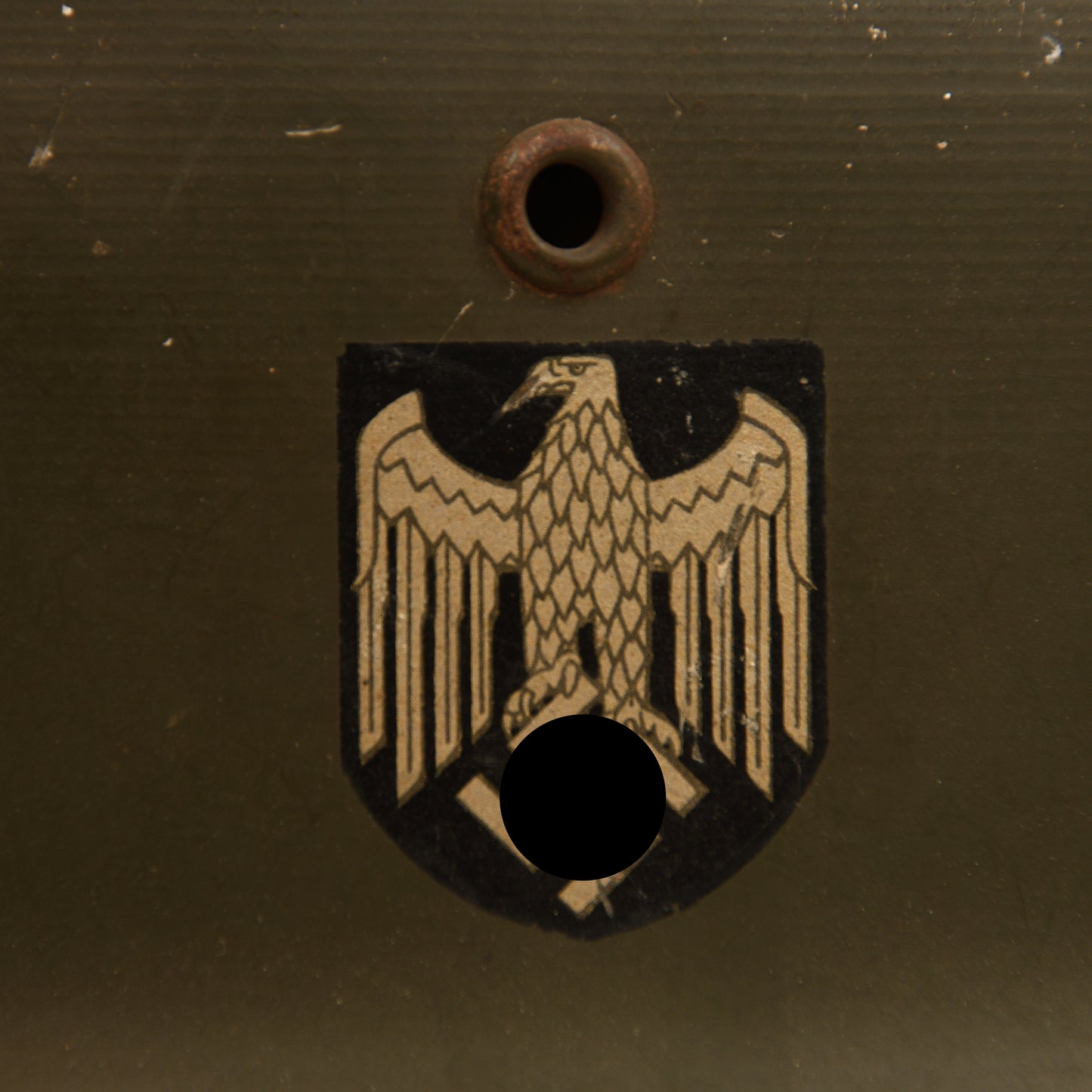 German WWII Army Aluminium Officers Parade Helmet