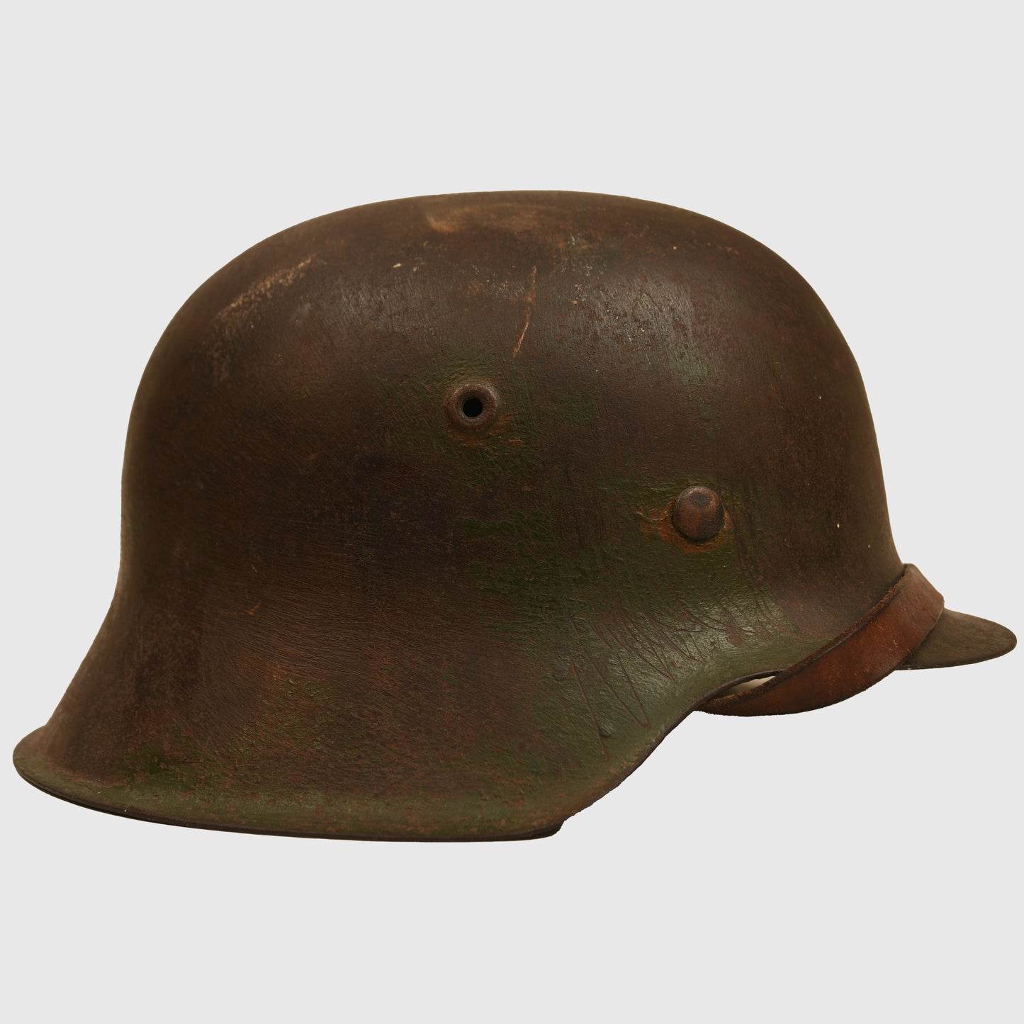 German WWII Luftwaffe M42 Camouflage Combat Helmet