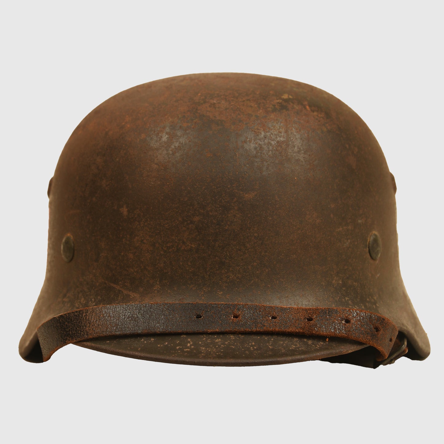 German WWII Police Double Decal M35 Large Size Combat Helmet