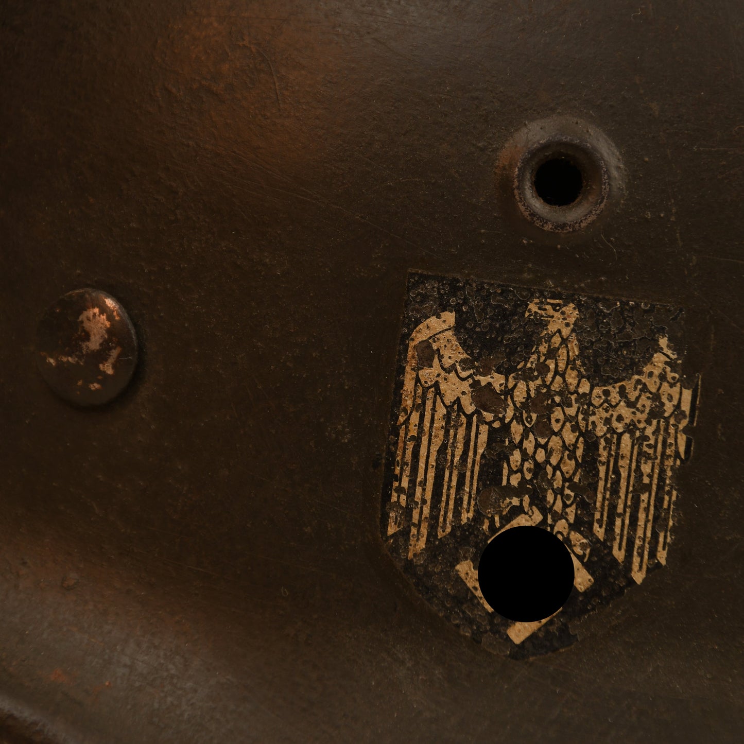 German WWII M40 Army Single Decal Combat Helmet