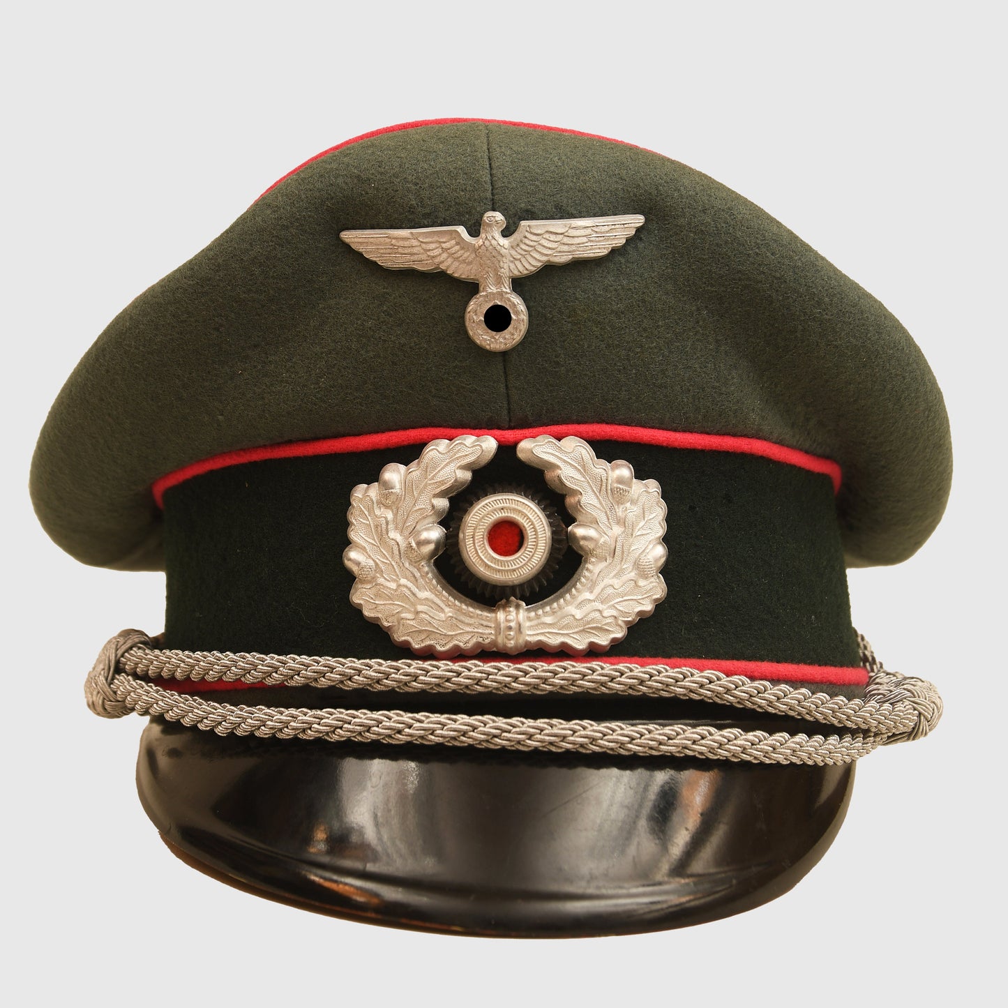 German WWII Panzer Officers Visor Cap